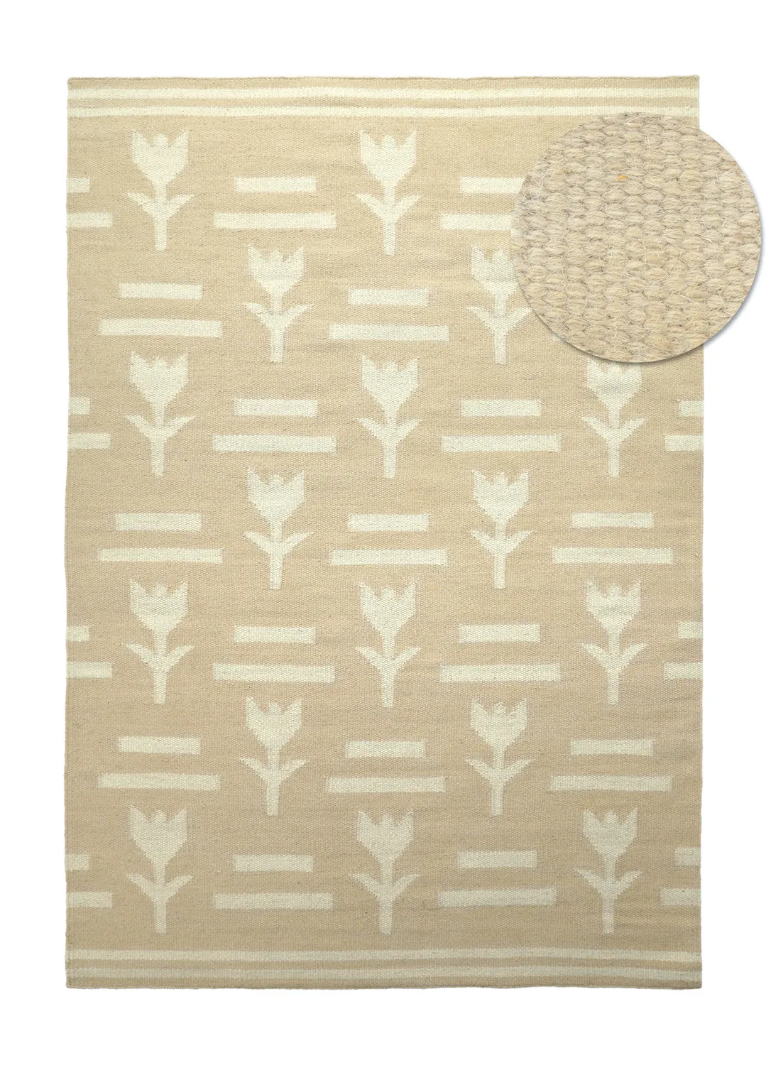 Tappeto In Lana - Tomar (beige/crema)