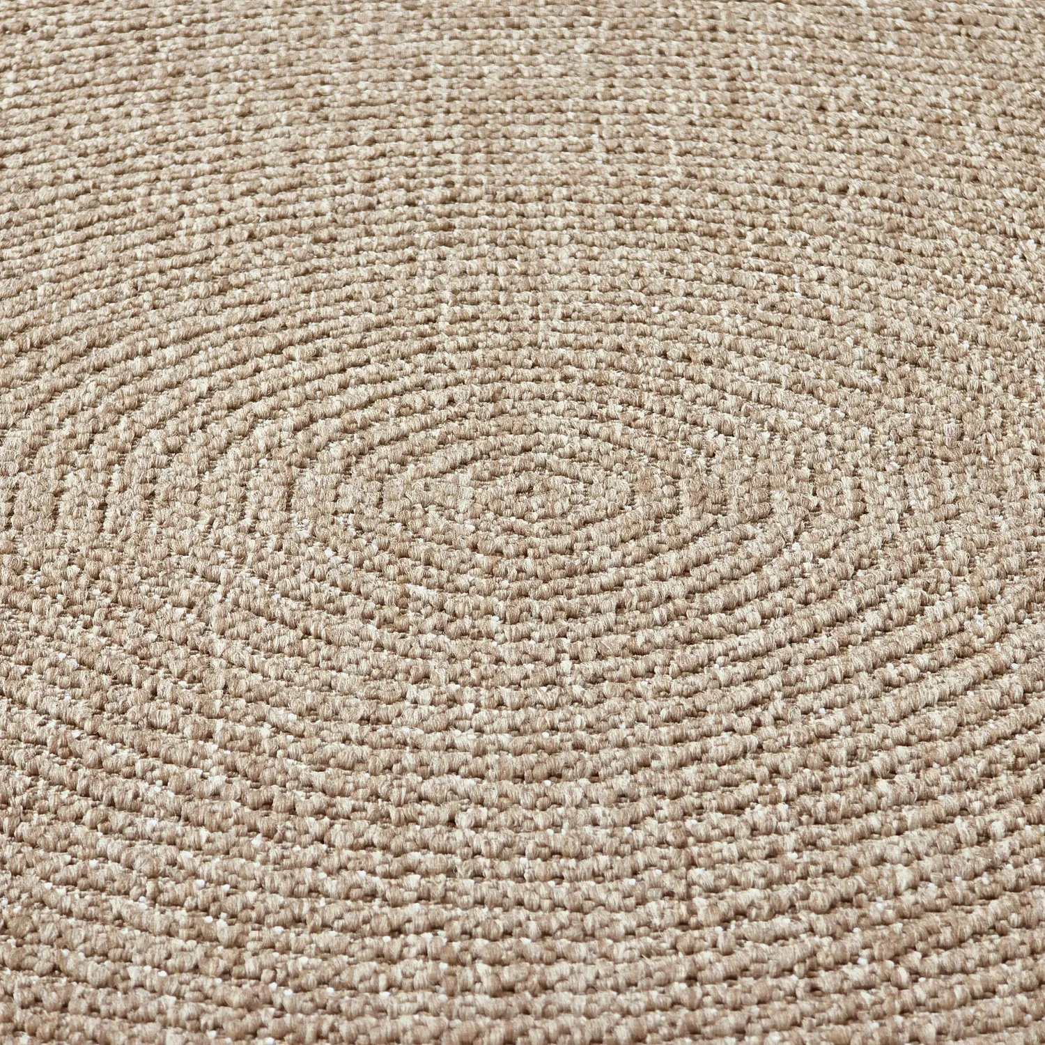 Tappeto rotondo - Indoor/Outdoor Arlo (beige)