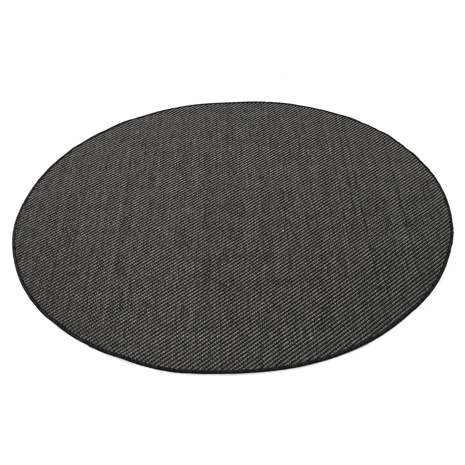 Tappeto rotondo - Indoor/Outdoor Bennett (nero)