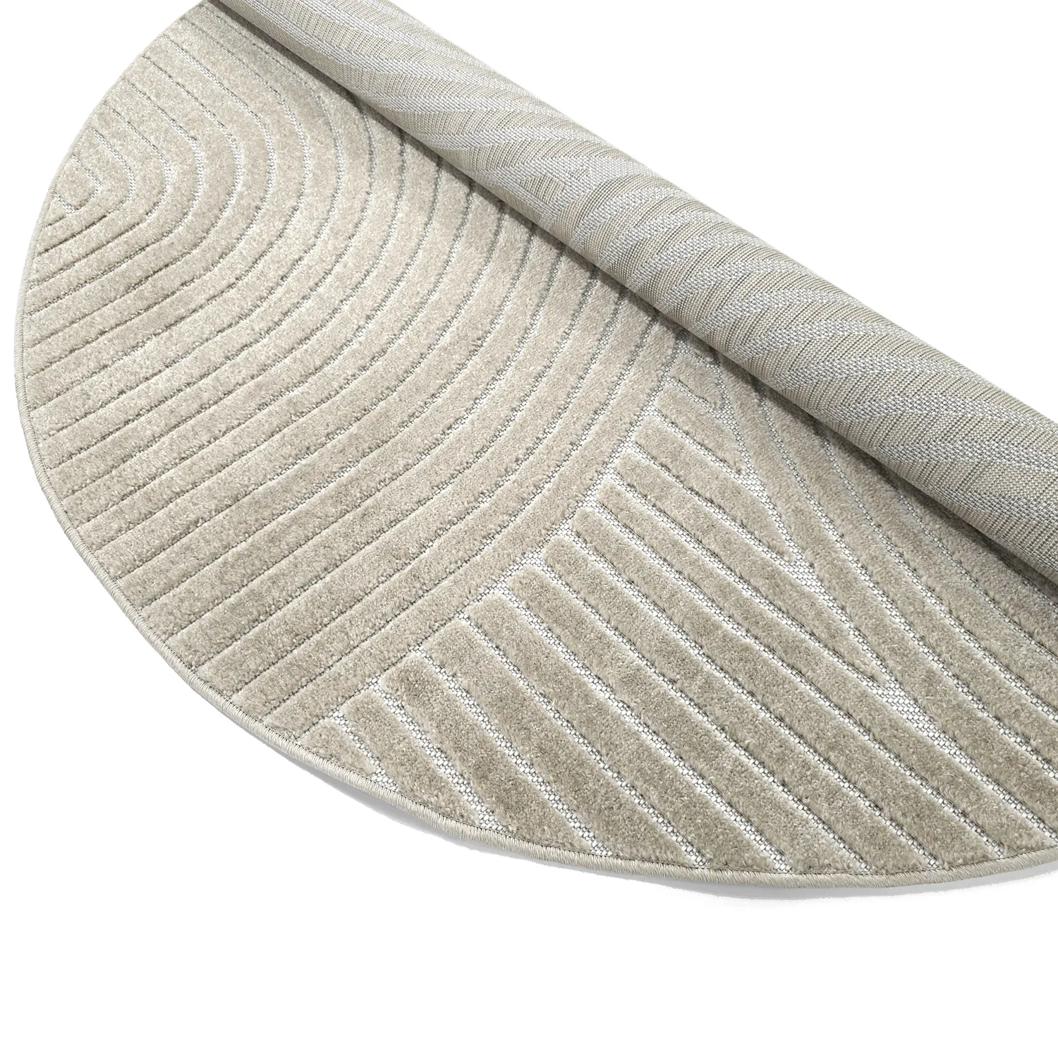 Tappeto rotondo - Indoor/Outdoor Devon (beige)