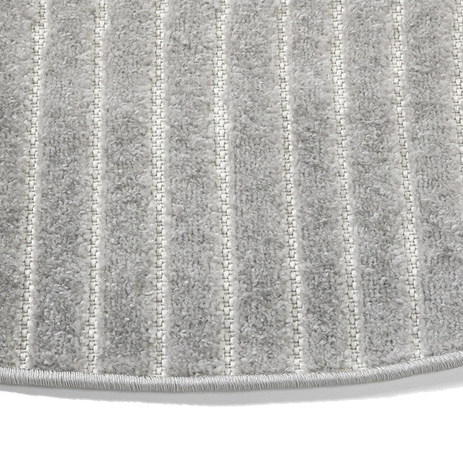 Tappeto rotondo - Indoor/Outdoor Devon (grigio)