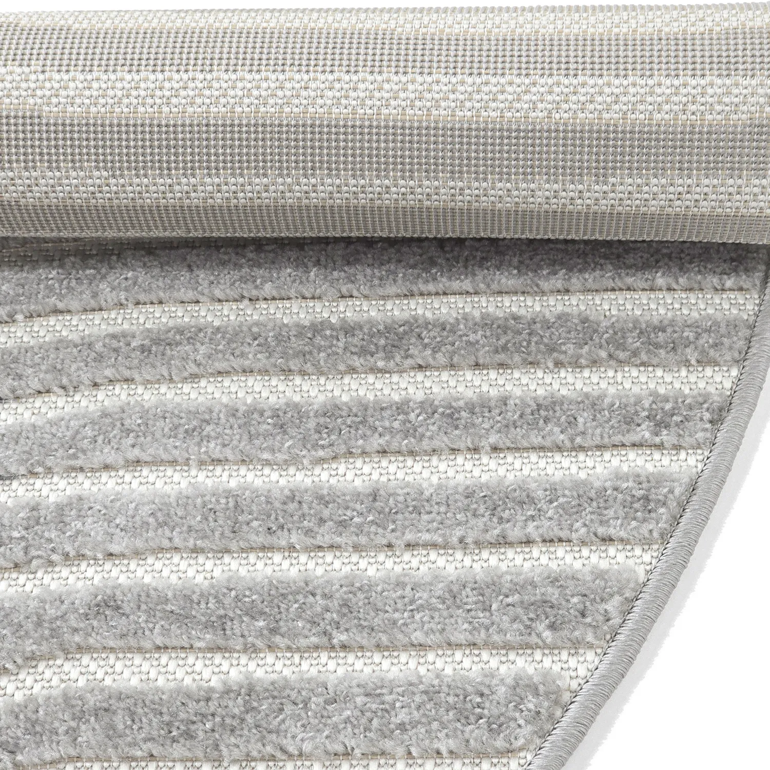Tappeto rotondo - Indoor/Outdoor Devon (grigio)