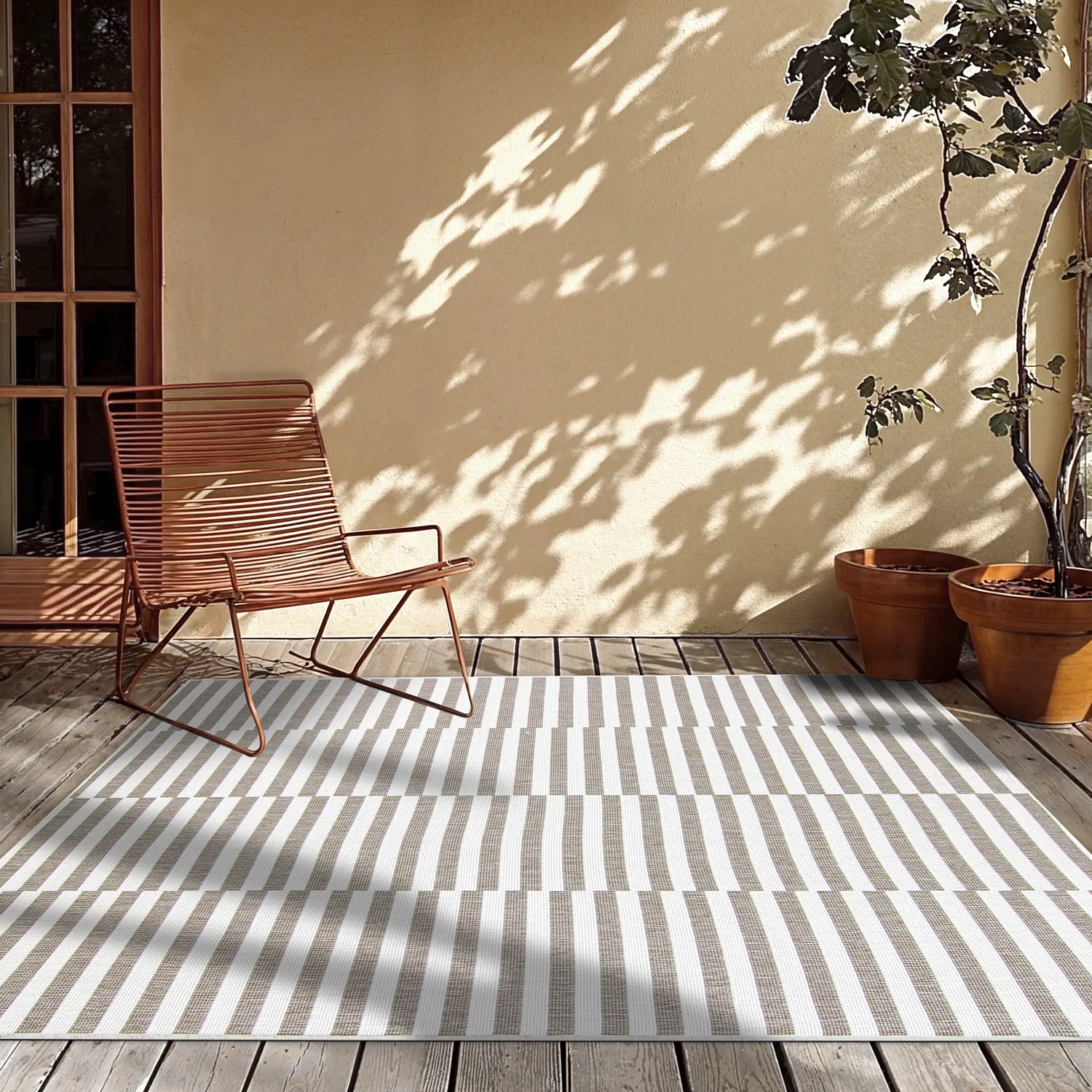 Tappeti per Interni/Esterni - Otto (beige)
