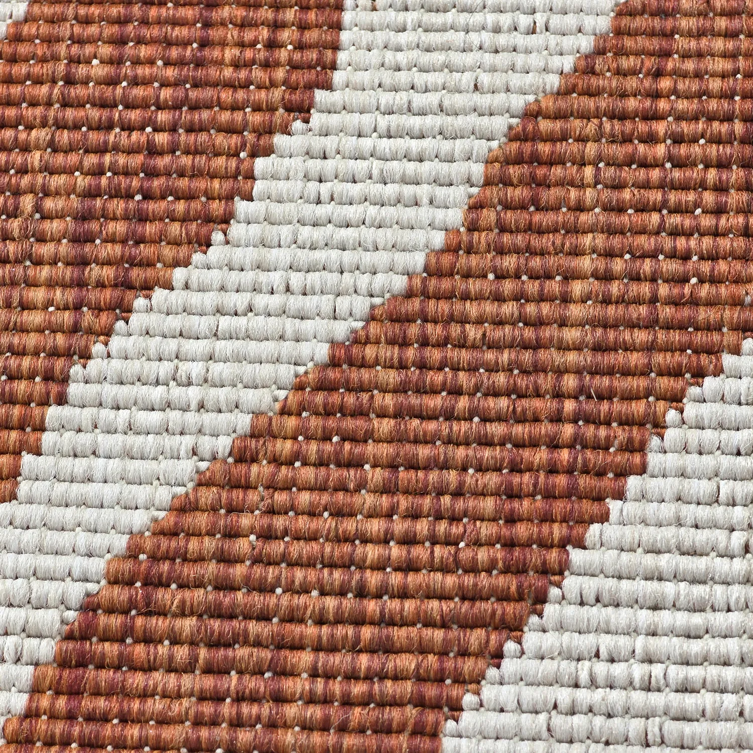 Tappeto rotondo - Indoor/Outdoor Winona (arancia)