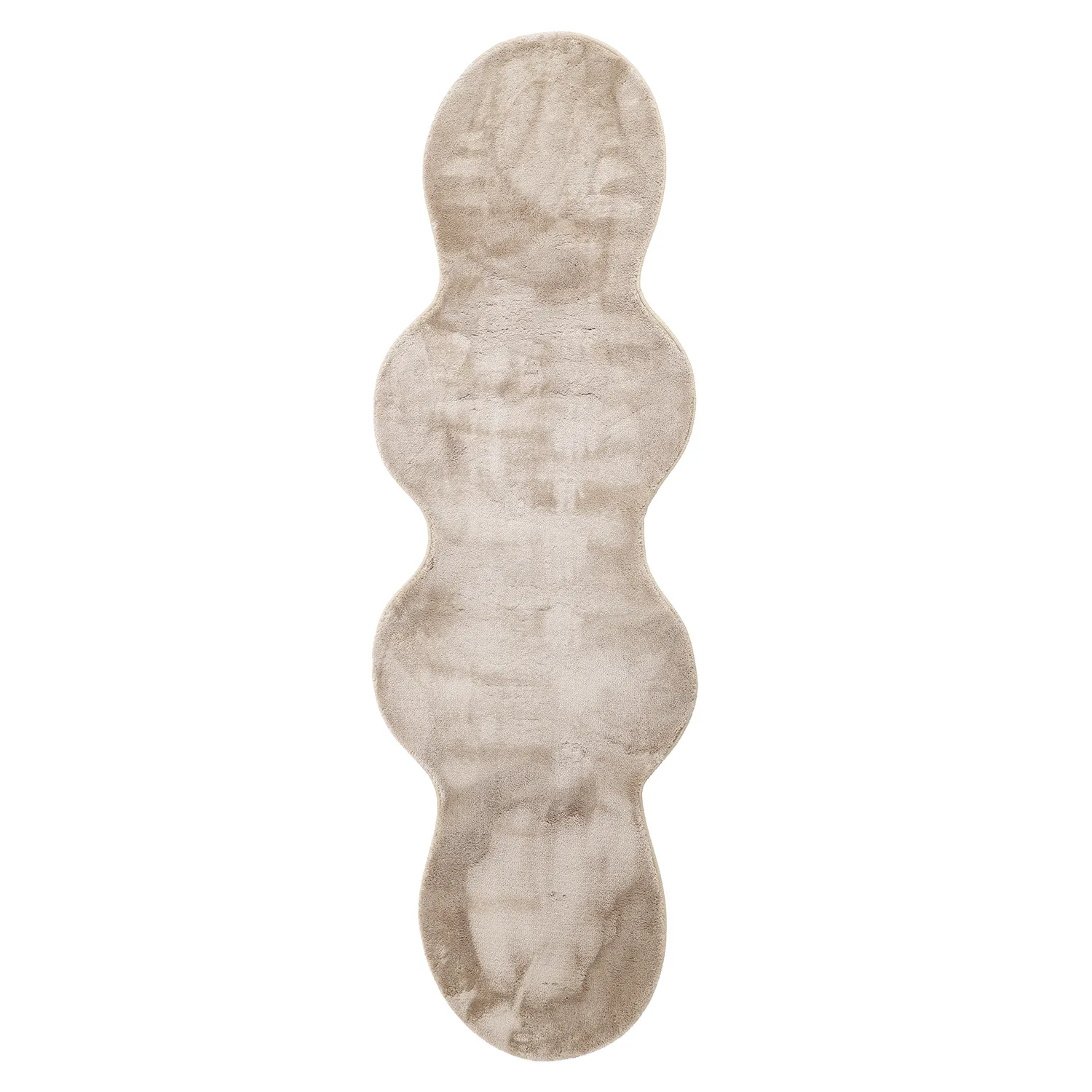 Passatoia Ondulata - Aranga Super Soft Fur (marrone)