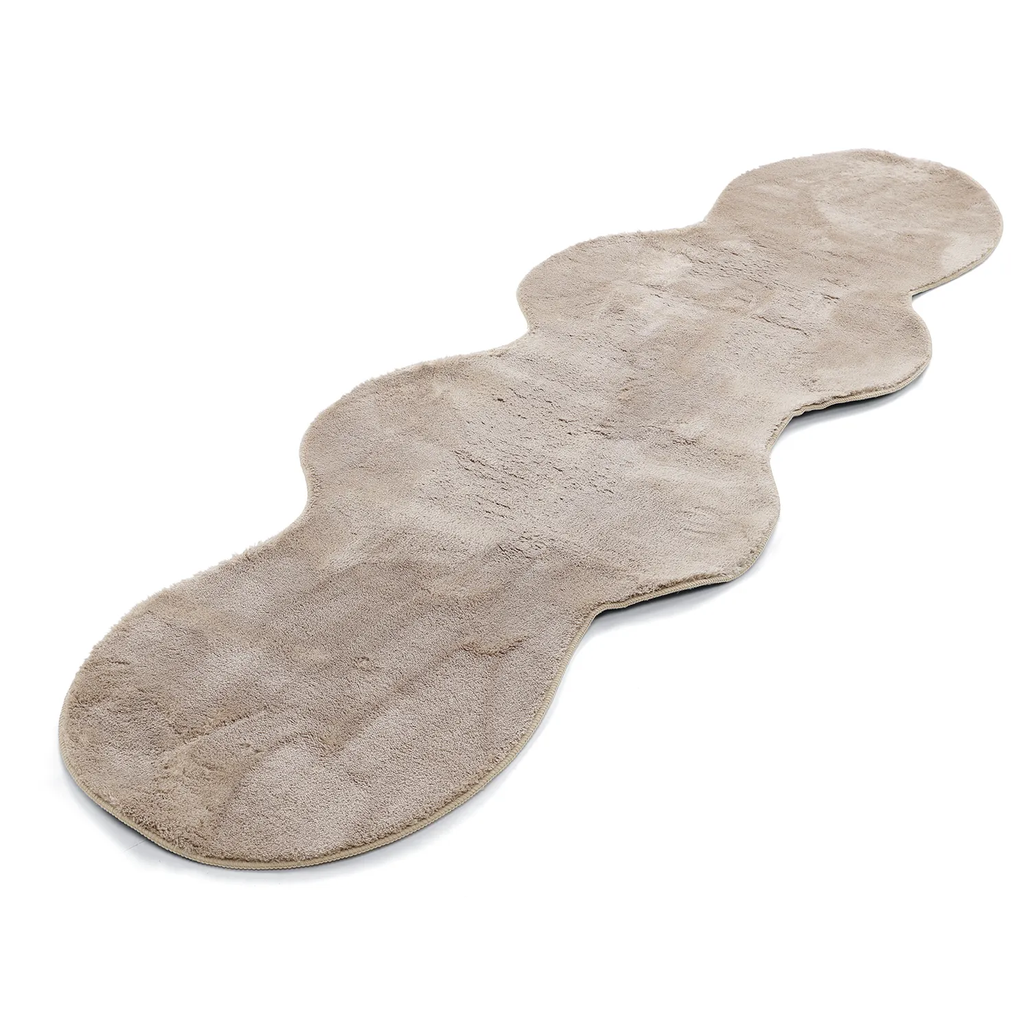Passatoia Ondulata - Aranga Super Soft Fur (marrone)