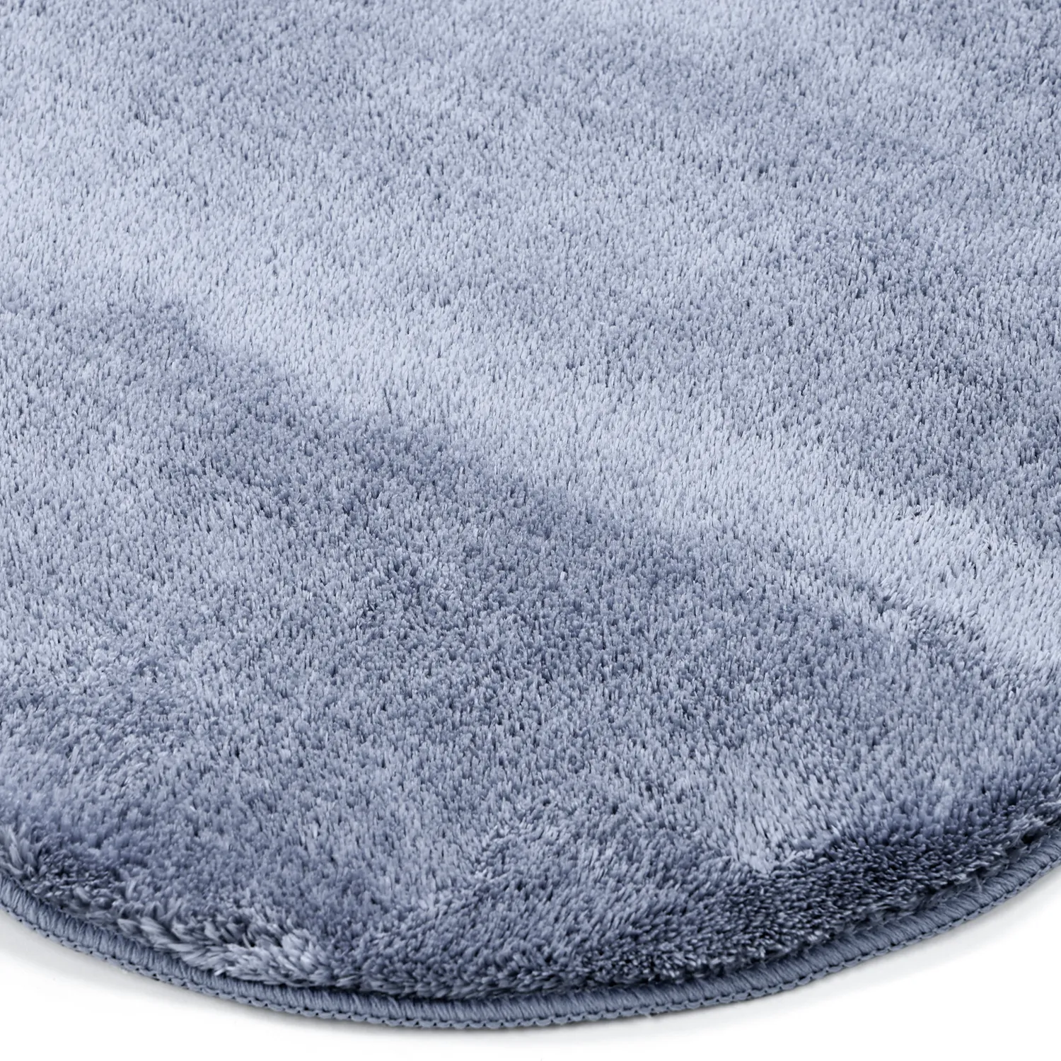 Passatoia Ondulata - Aranga Super Soft Fur (blu acciaio)