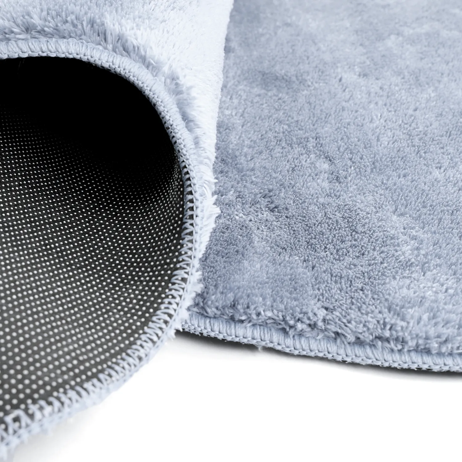 Passatoia Ondulata - Aranga Super Soft Fur (blu acciaio)