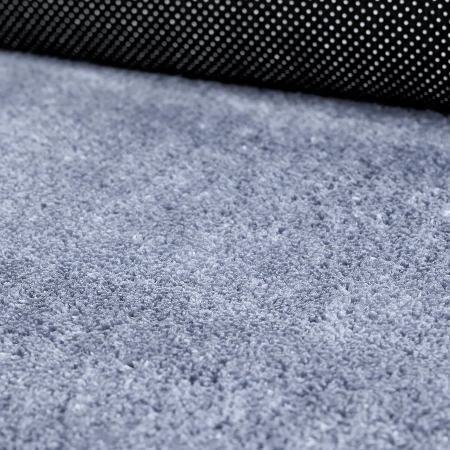 Passatoia Ondulata - Aranga Super Soft Fur (blu acciaio)
