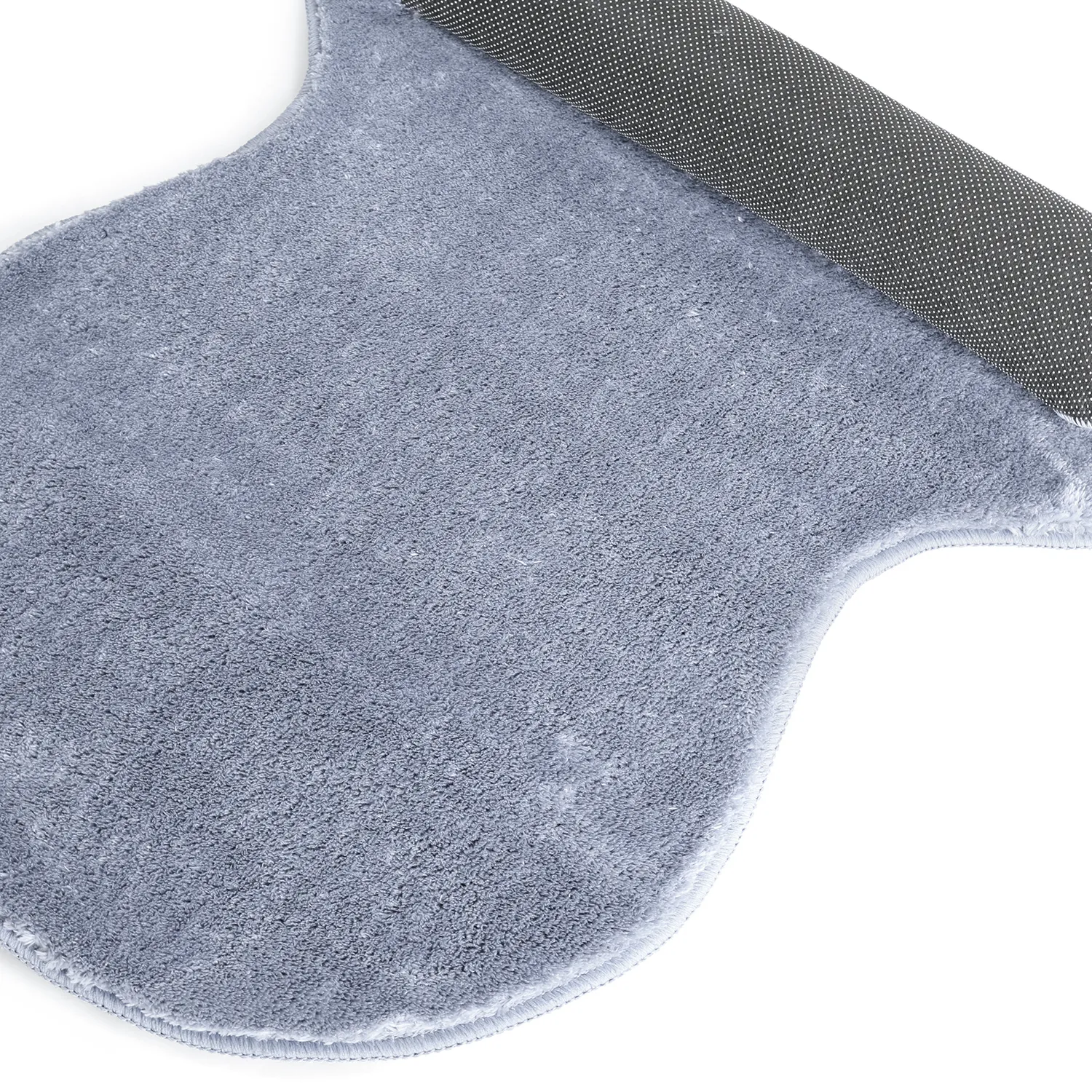 Passatoia Ondulata - Aranga Super Soft Fur (blu acciaio)