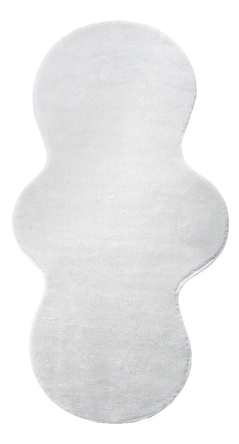 Passatoia Ondulata - Aranga Super Soft Fur (bianco)