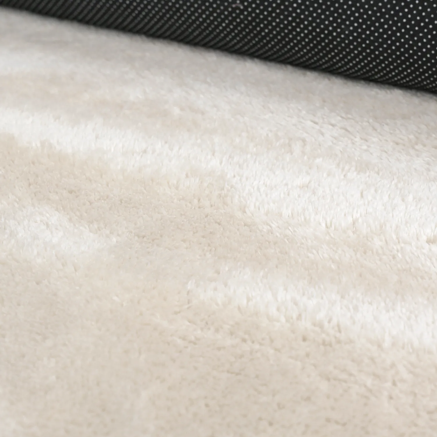 Tappeto Rotondo Ondulato - Aranga Super Soft Fur (beige)