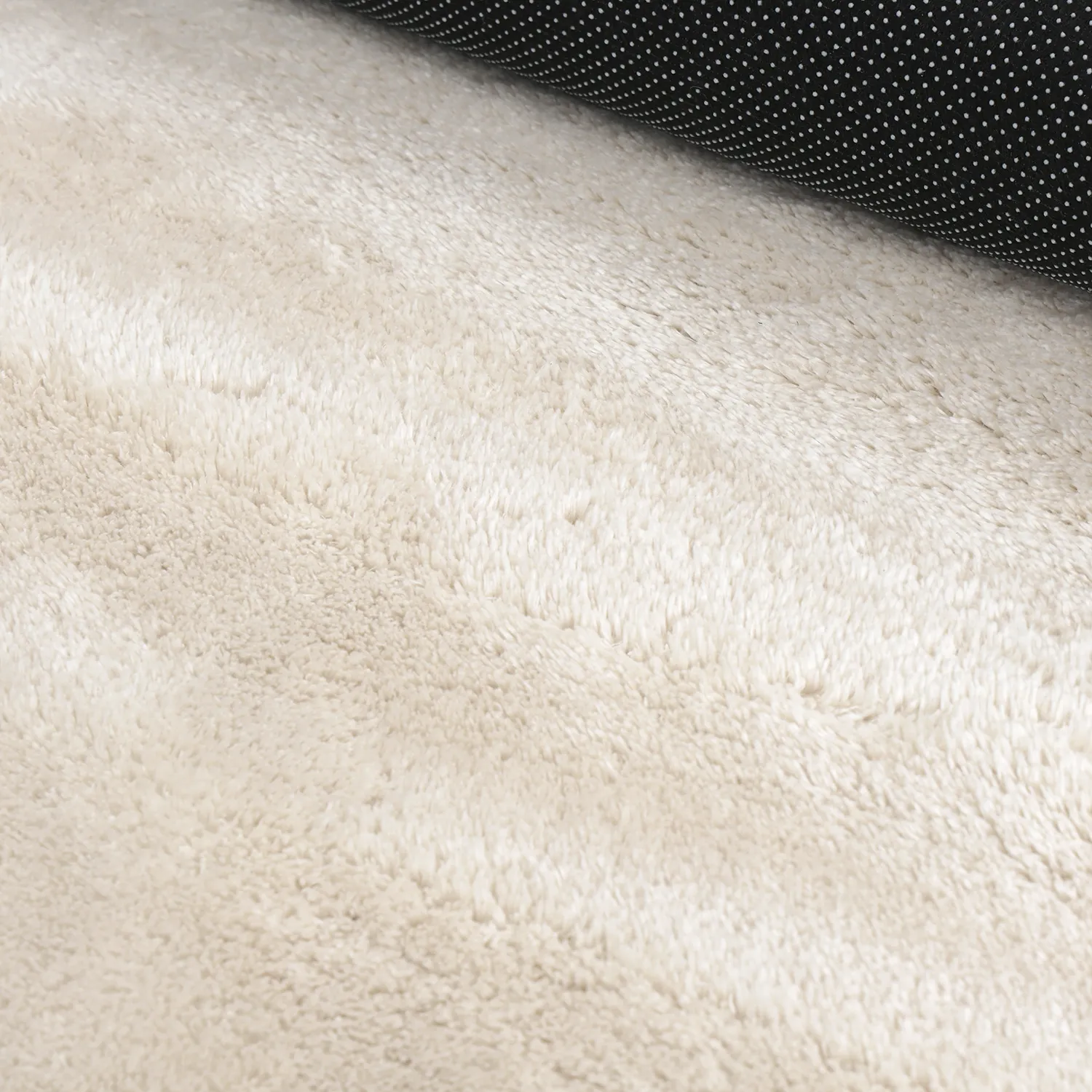 Tappeto Rotondo Ondulato - Aranga Super Soft Fur (beige)