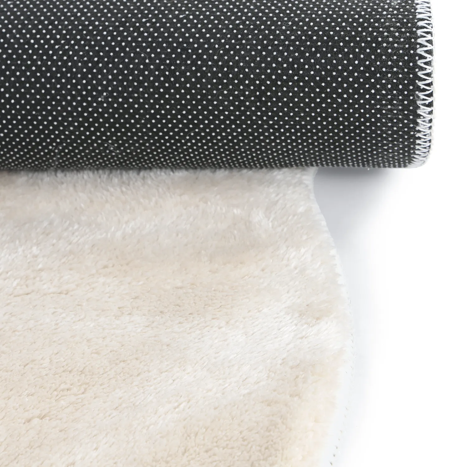 Tappeto Rotondo Ondulato - Aranga Super Soft Fur (beige)