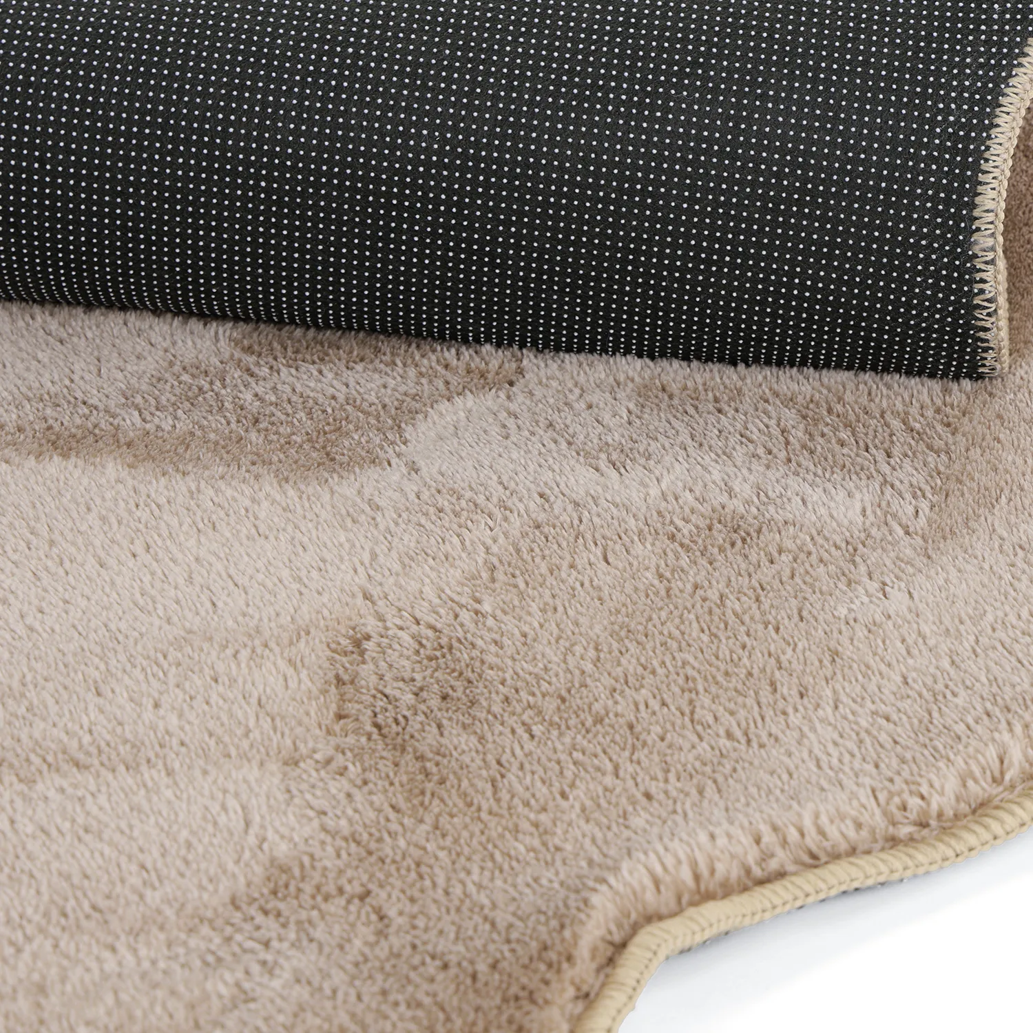 Tappeto Rotondo Ondulato - Aranga Super Soft Fur (marrone)