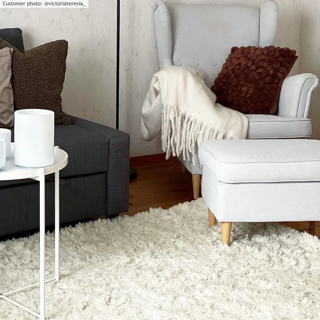 Tappeto In Lana - Aliste Wool Shaggy (snow white)