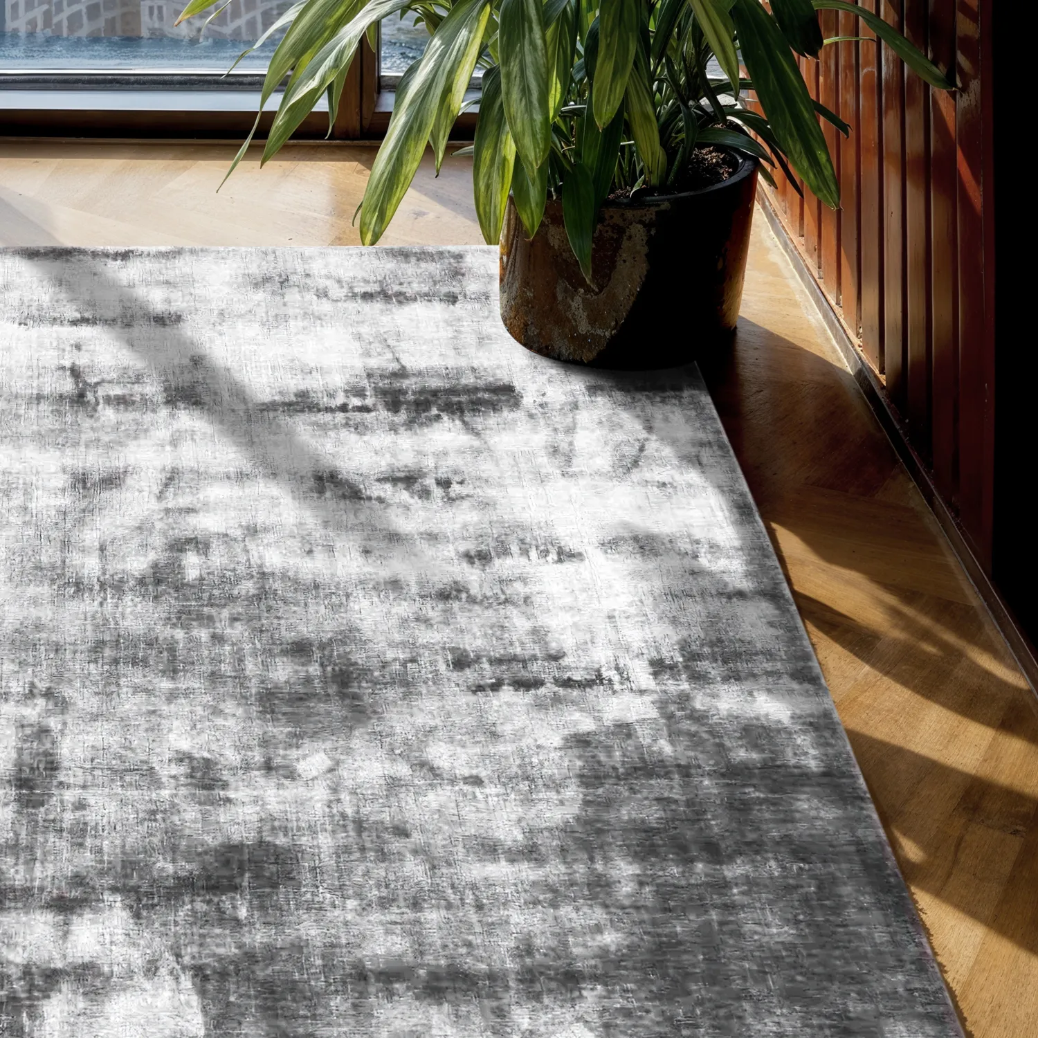 Tappeto In Viscosa - Jodhpur Special Luxury Edition (grigio)