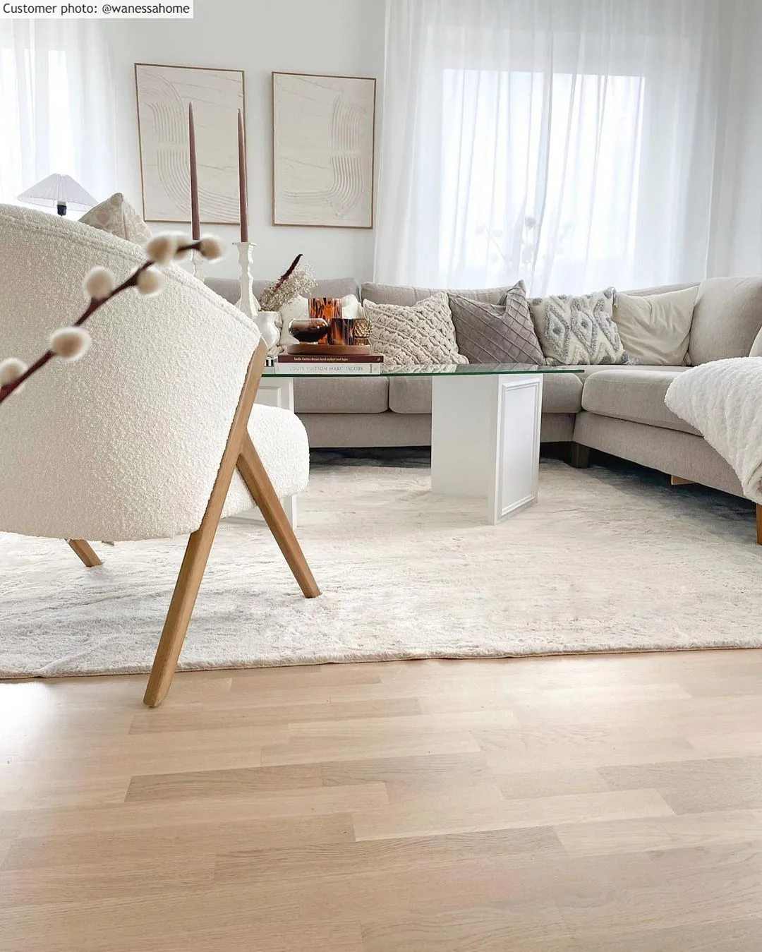 Tappeto A Pelo Lungo - Aranga Super Soft Fur (beige)