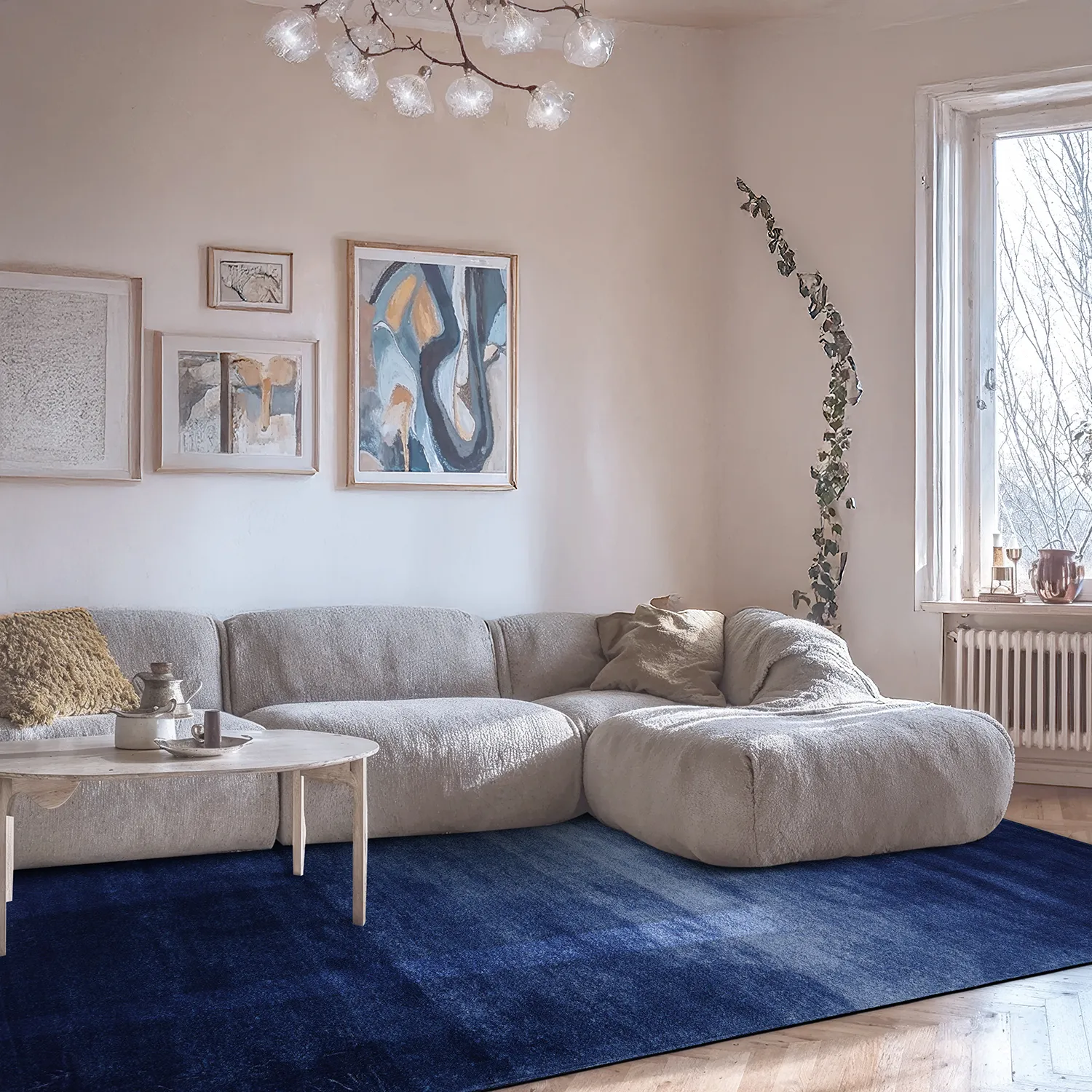 Tappeto Wilton - Bacalar (blu scuro)