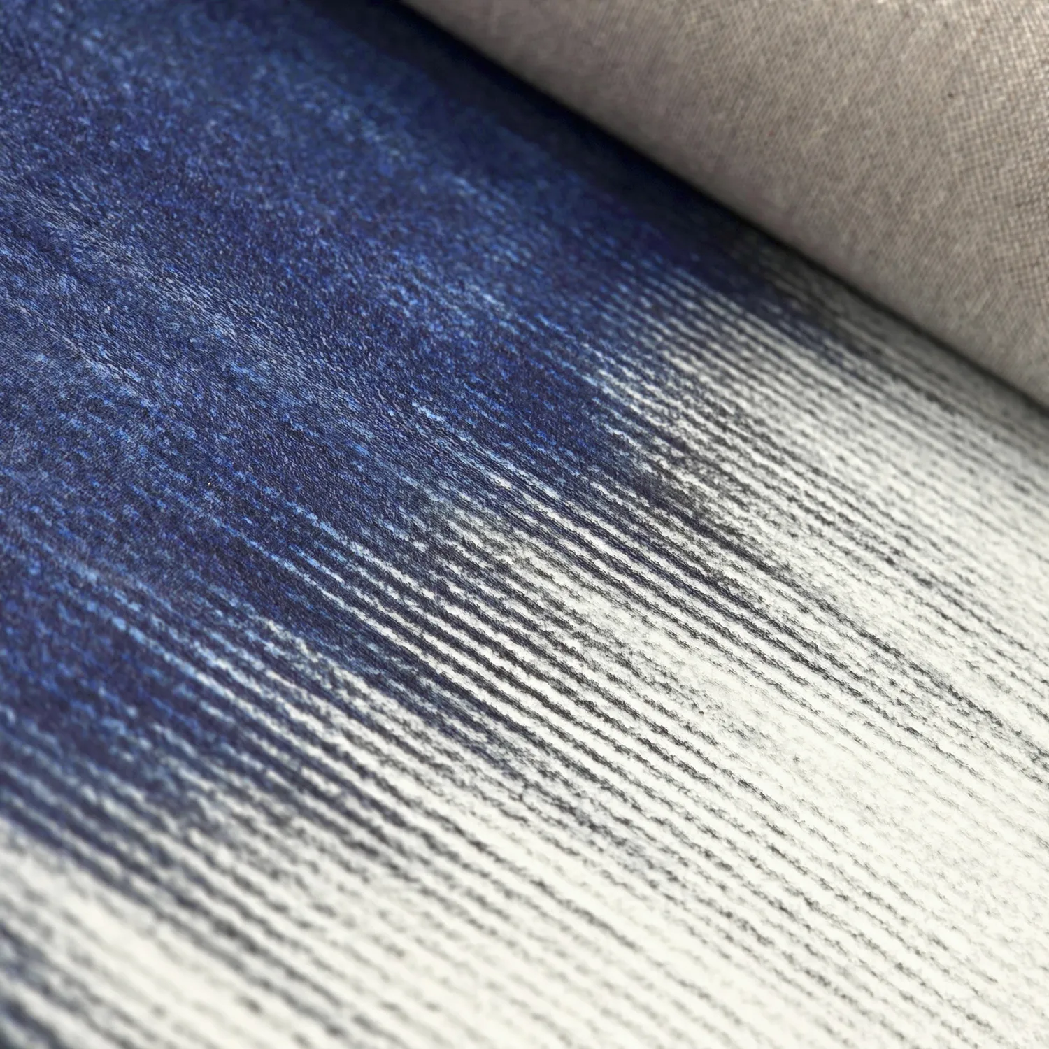 Tappeto Wilton - Cara (bianco/blu scuro)