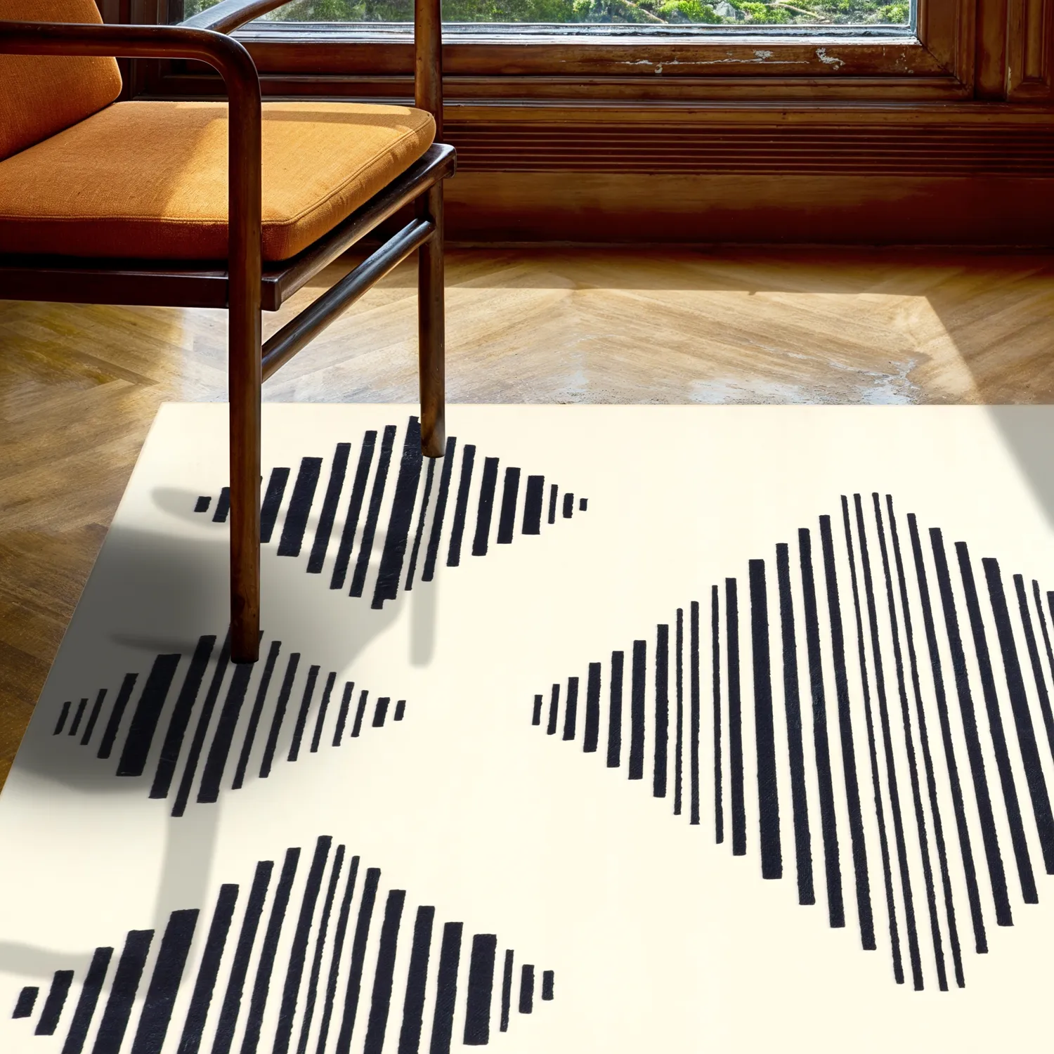 Tappeto Wilton - Carmen (crema/nero)