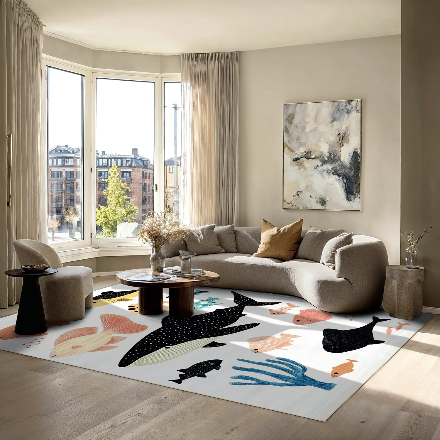 Tappeto Wilton - Colmar (beige/multicolore)
