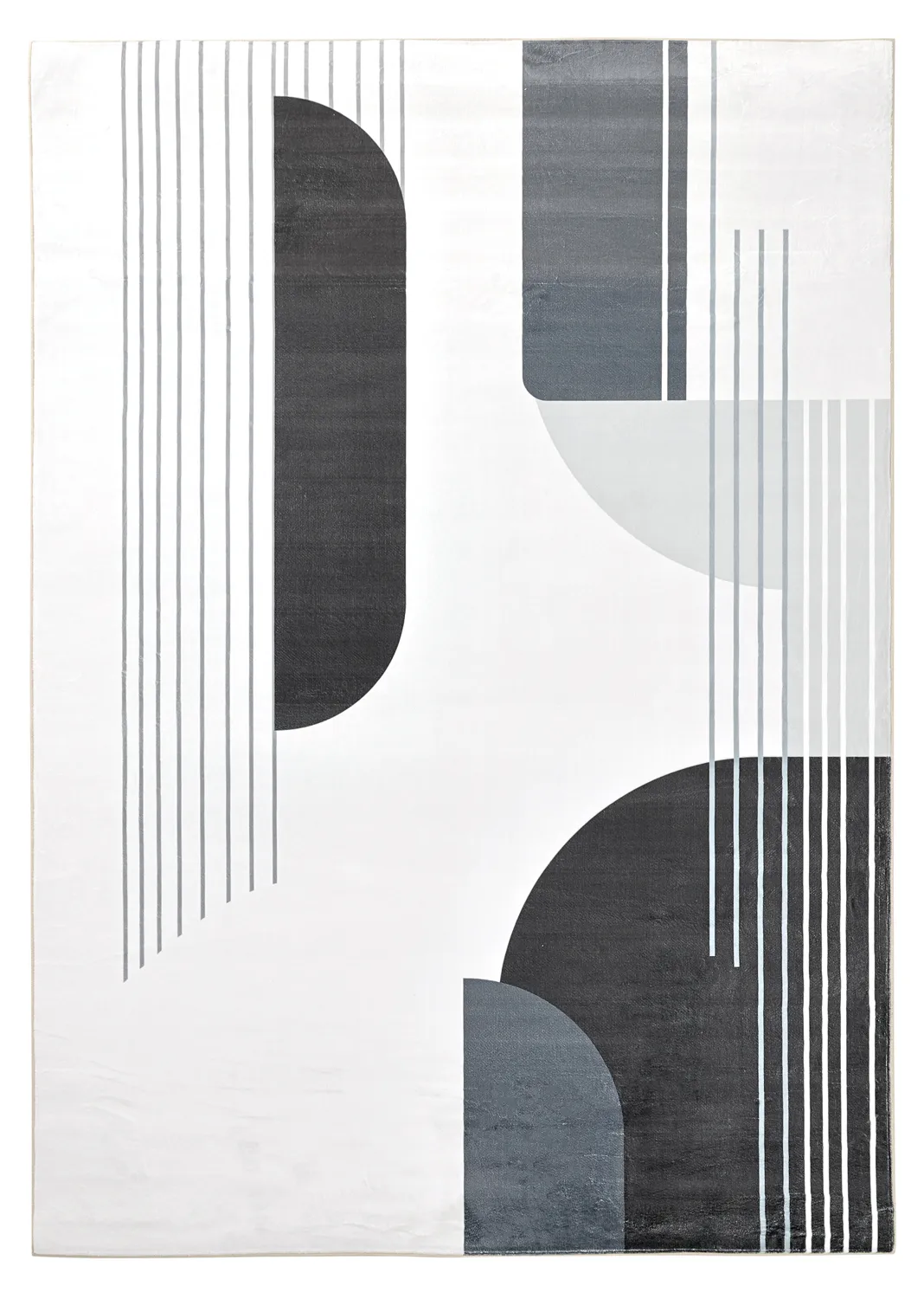 Tappeto Wilton - Delft (bianco/grigio/nero)