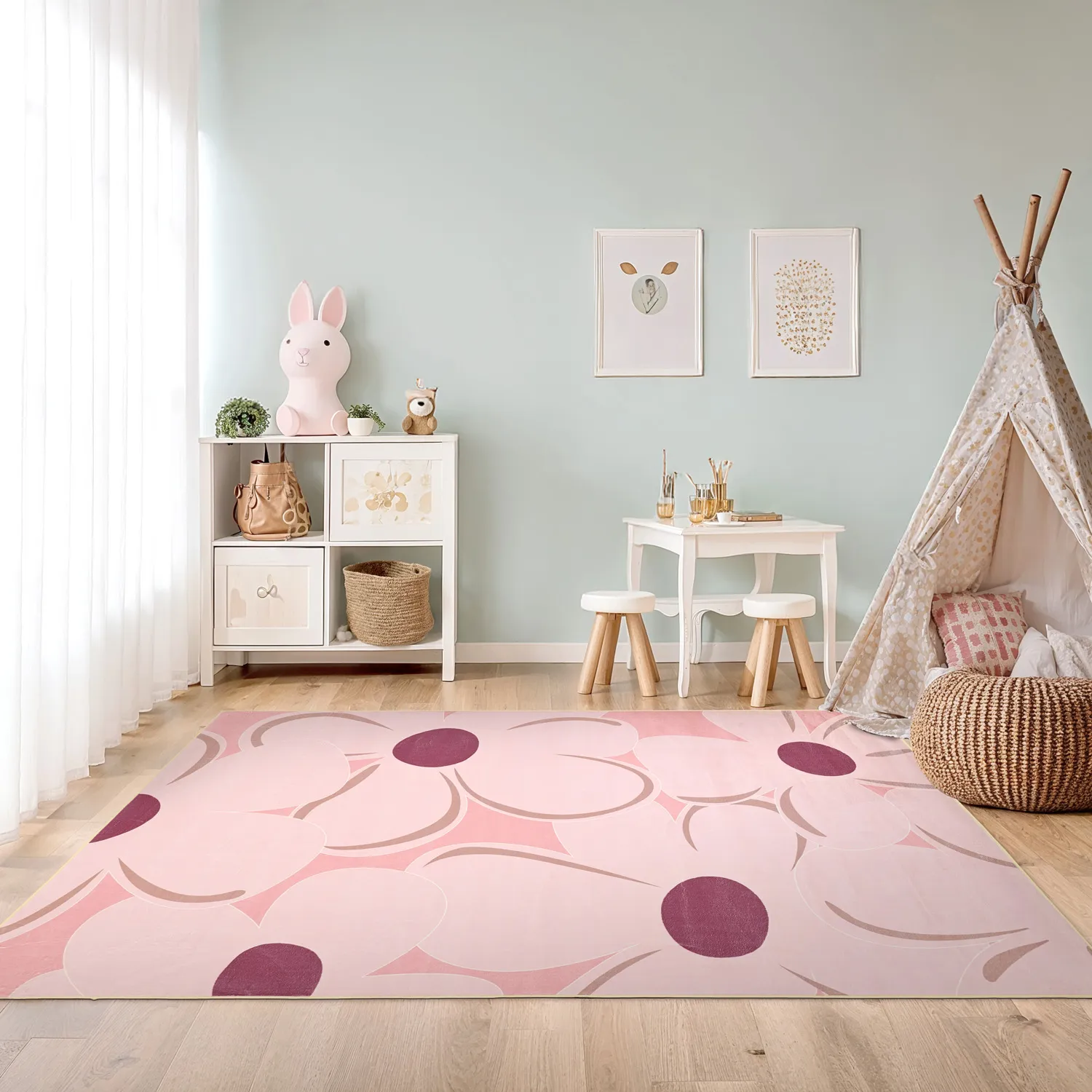 Tappeto Wilton - Honfleur (rosa/multiplo)