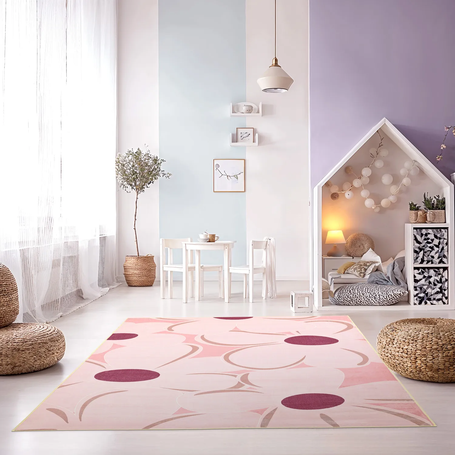 Tappeto Wilton - Honfleur (rosa/multiplo)