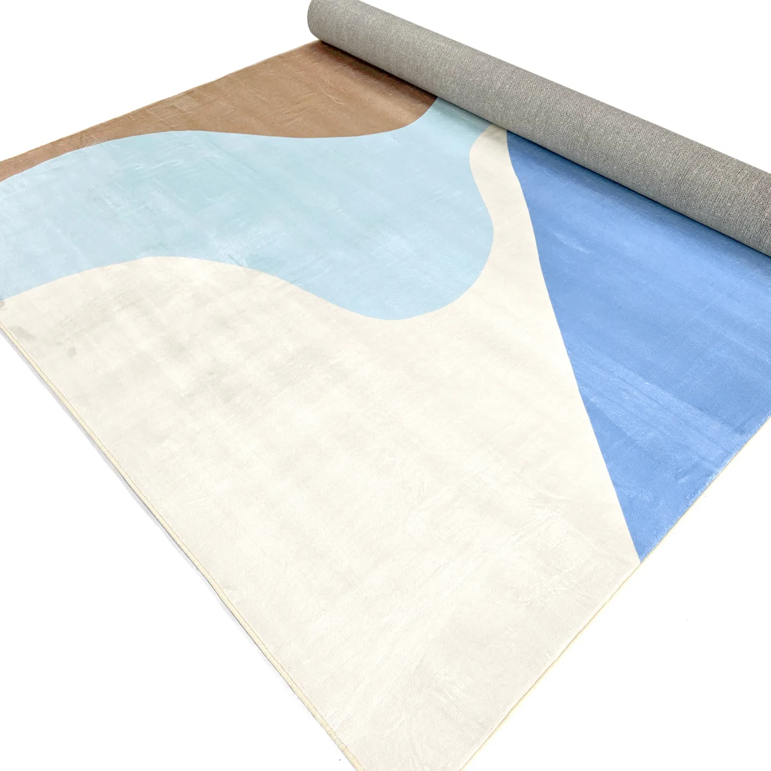 Tappeto Wilton - Leiden (blu/marrone)