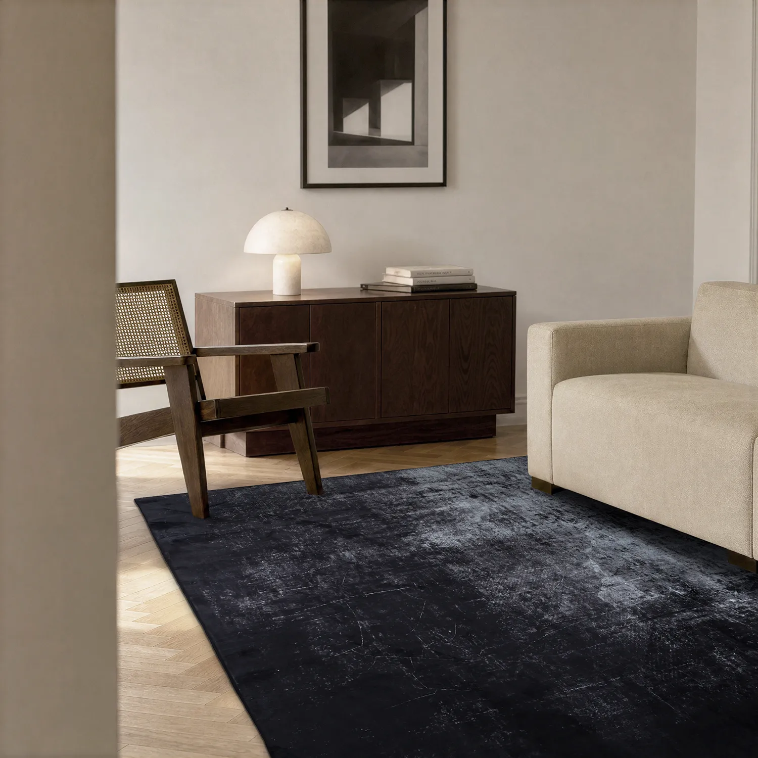Tappeto Wilton - Lynton (nero)