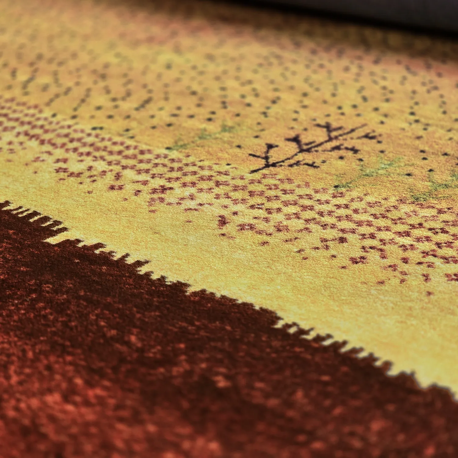 Tappeto Wilton - Oia (rosso/multiplo)