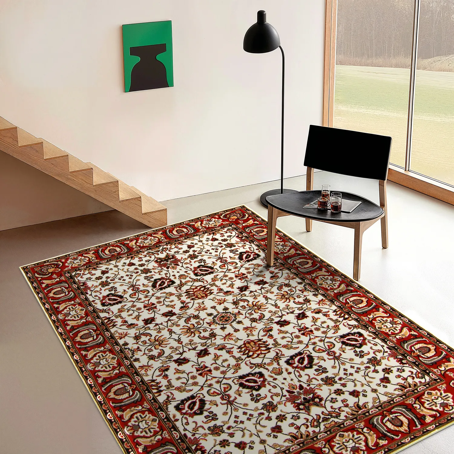 Tappeto Wilton - Peking Imperial (bianco)