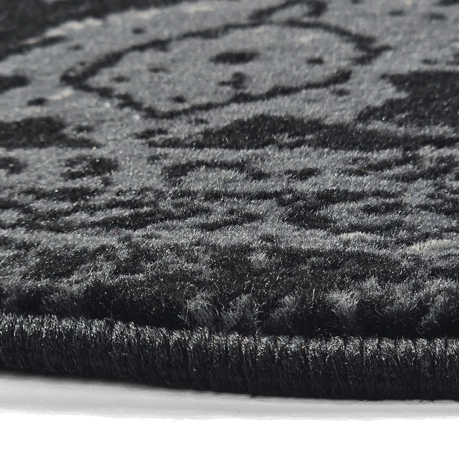 Tappeto rotondo - Peking Majestic (nero)