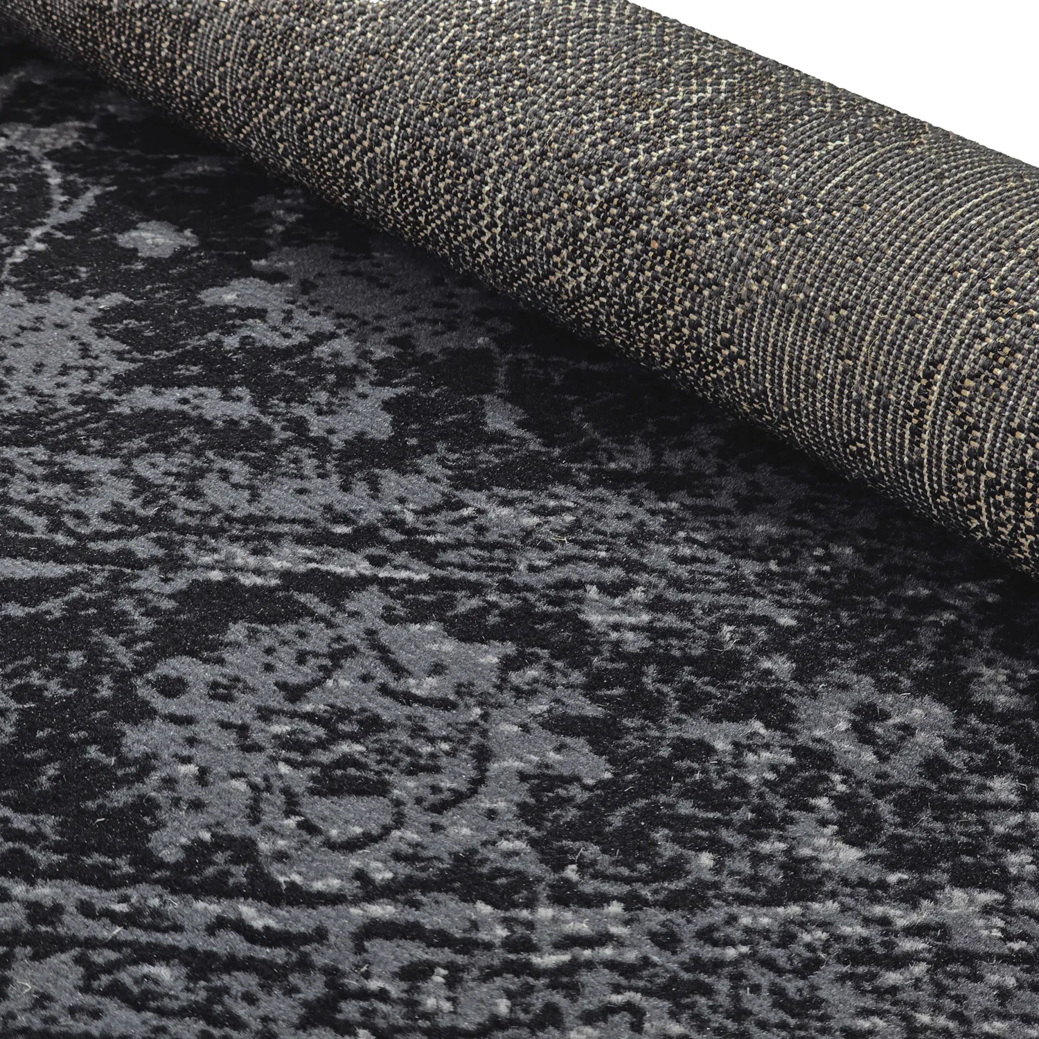 Tappeto rotondo - Peking Majestic (nero)