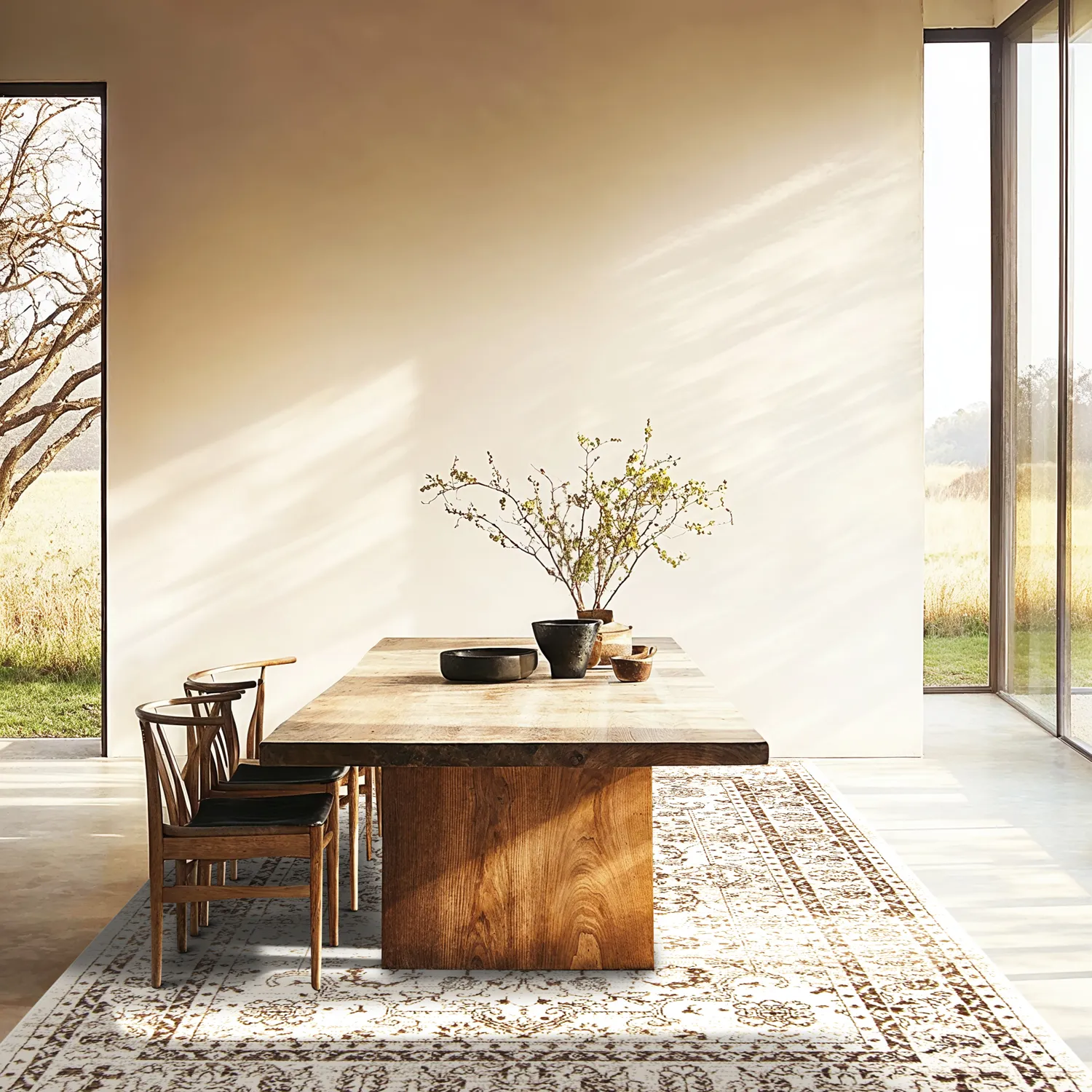 Tappeto Wilton - Peking Noble (bianco)