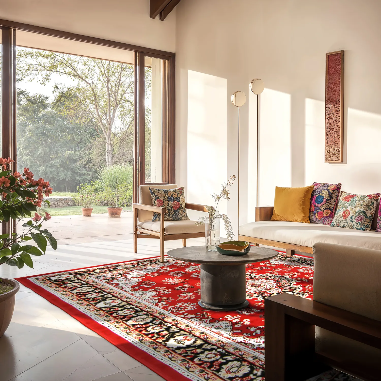 Tappeto Wilton - Peking (rosso)