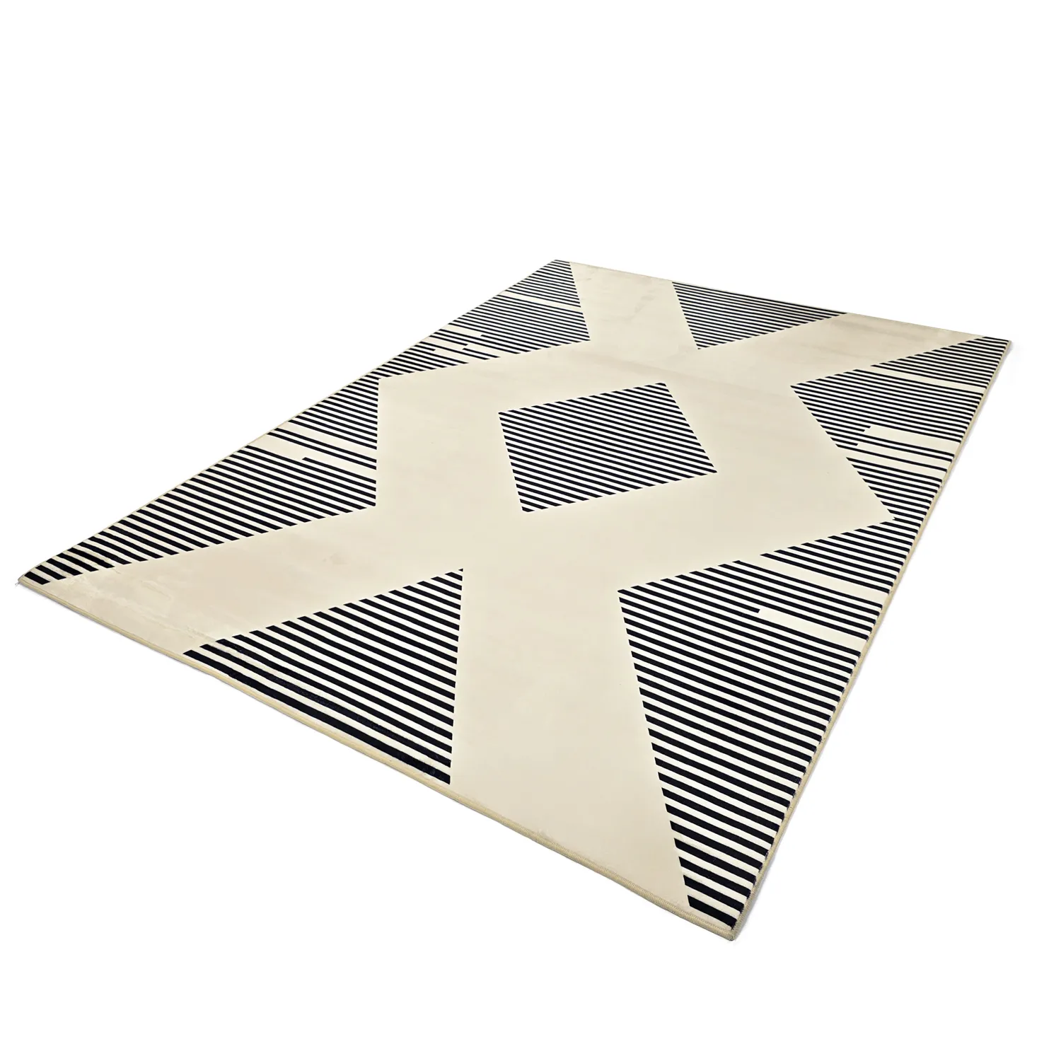 Tappeto Wilton - Pucon (nero/crema)
