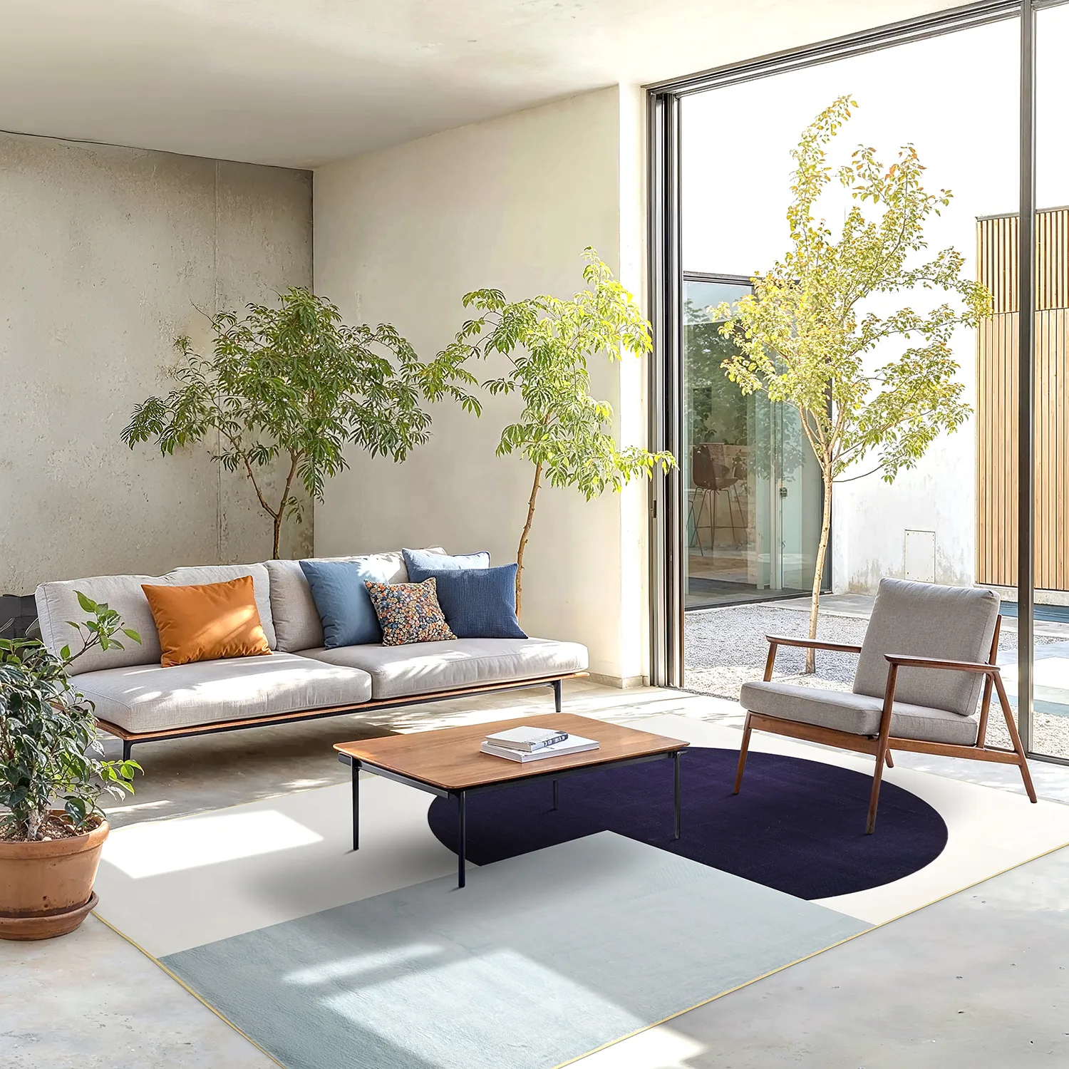 Tappeto Wilton - Taos (bianco/nero/grigio)