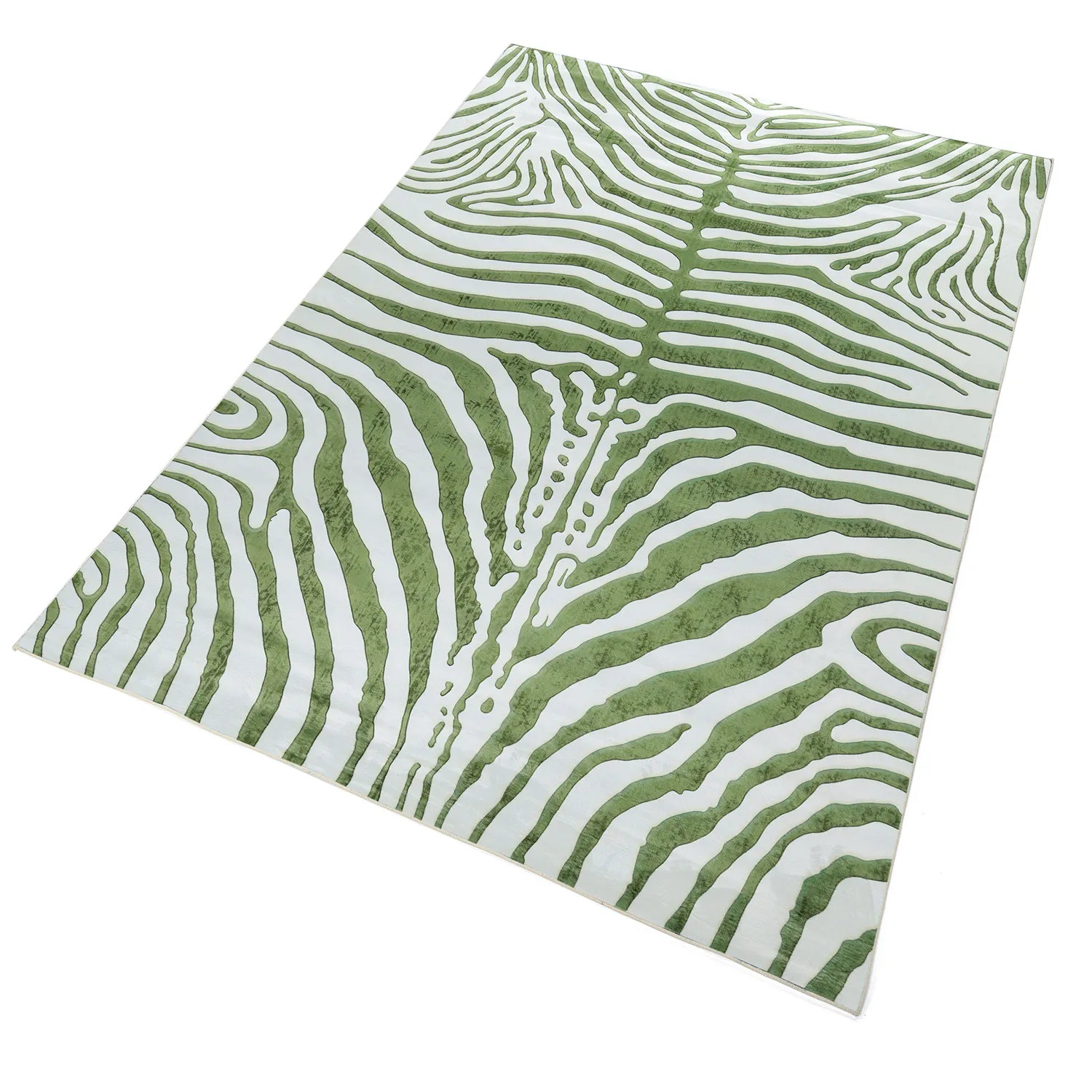 Tappeto Wilton - Zebra (verde)