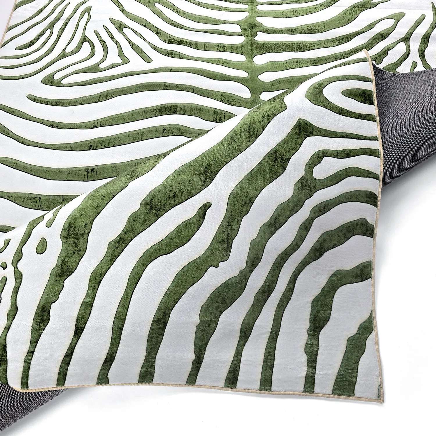 Tappeto Wilton - Zebra (verde)
