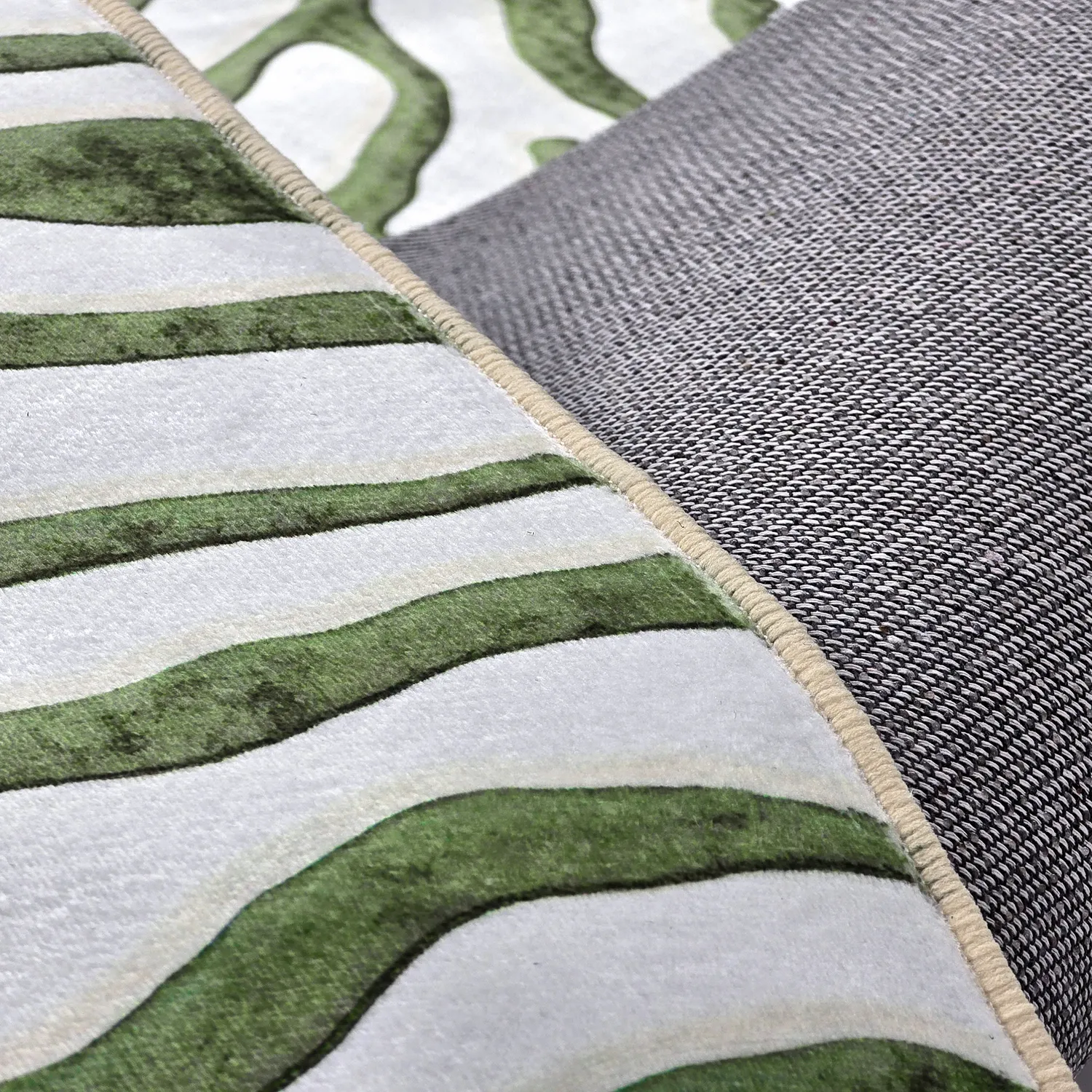Tappeto Wilton - Zebra (verde)