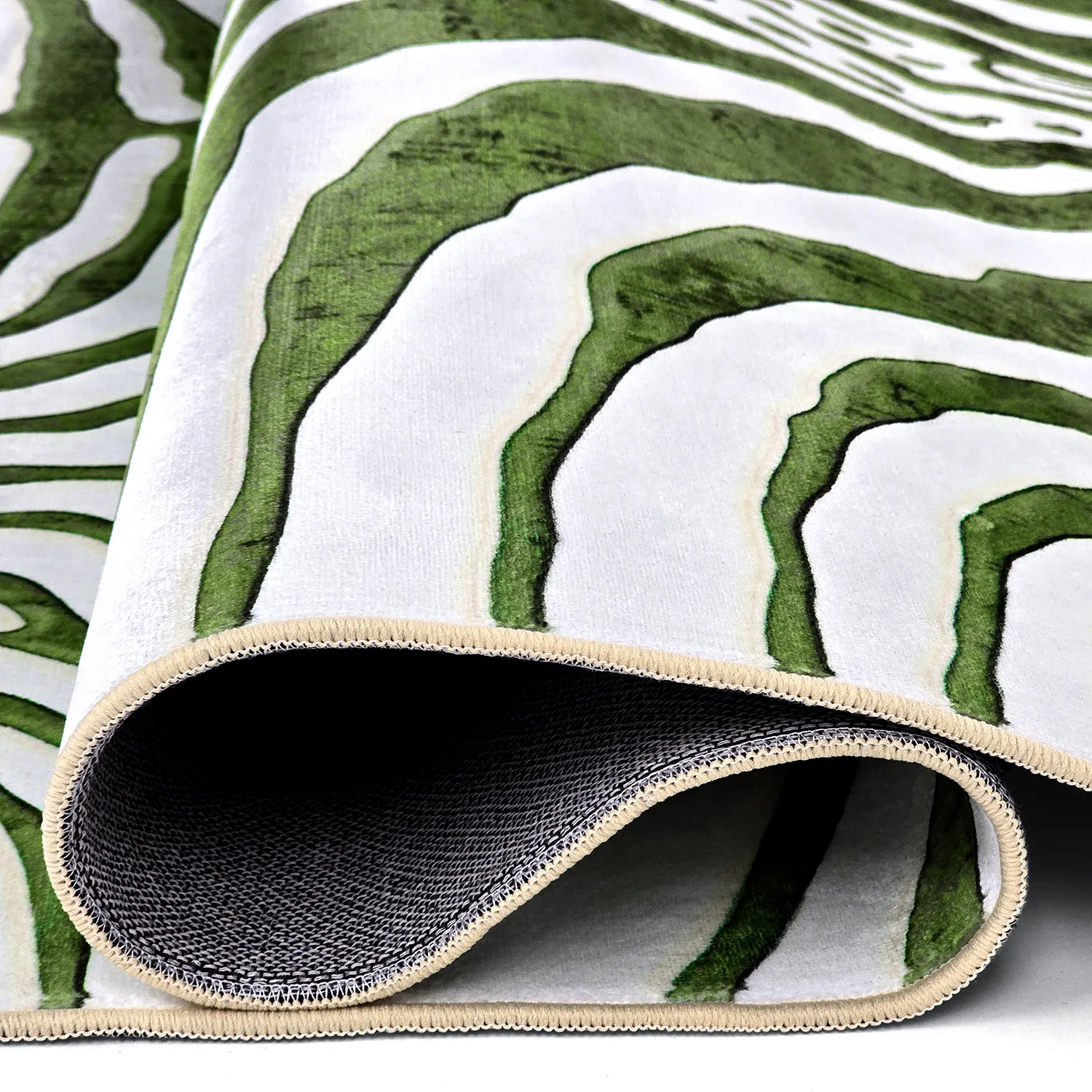 Tappeto Wilton - Zebra (verde)