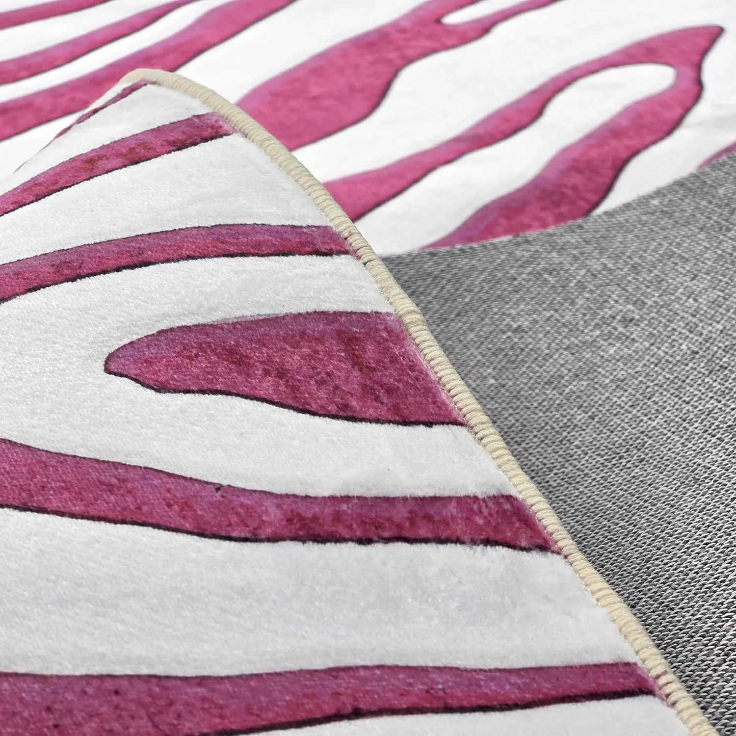 Tappeto Wilton - Zebra (rosa)