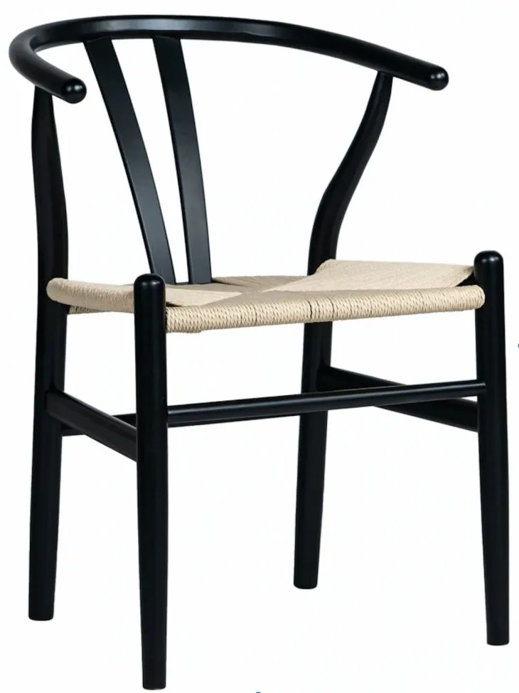Sedia - Alta (nero/beige) - 2 pezzi