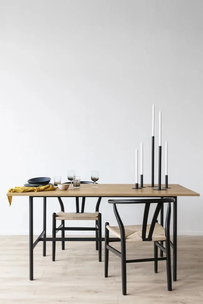 Sedia - Alta (nero/beige) - 2 pezzi