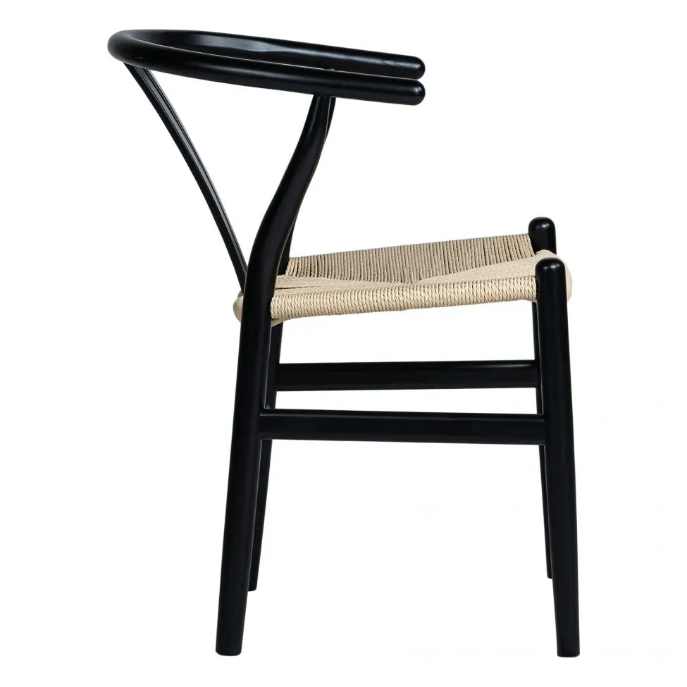 Sedia - Alta (nero/beige) - 2 pezzi