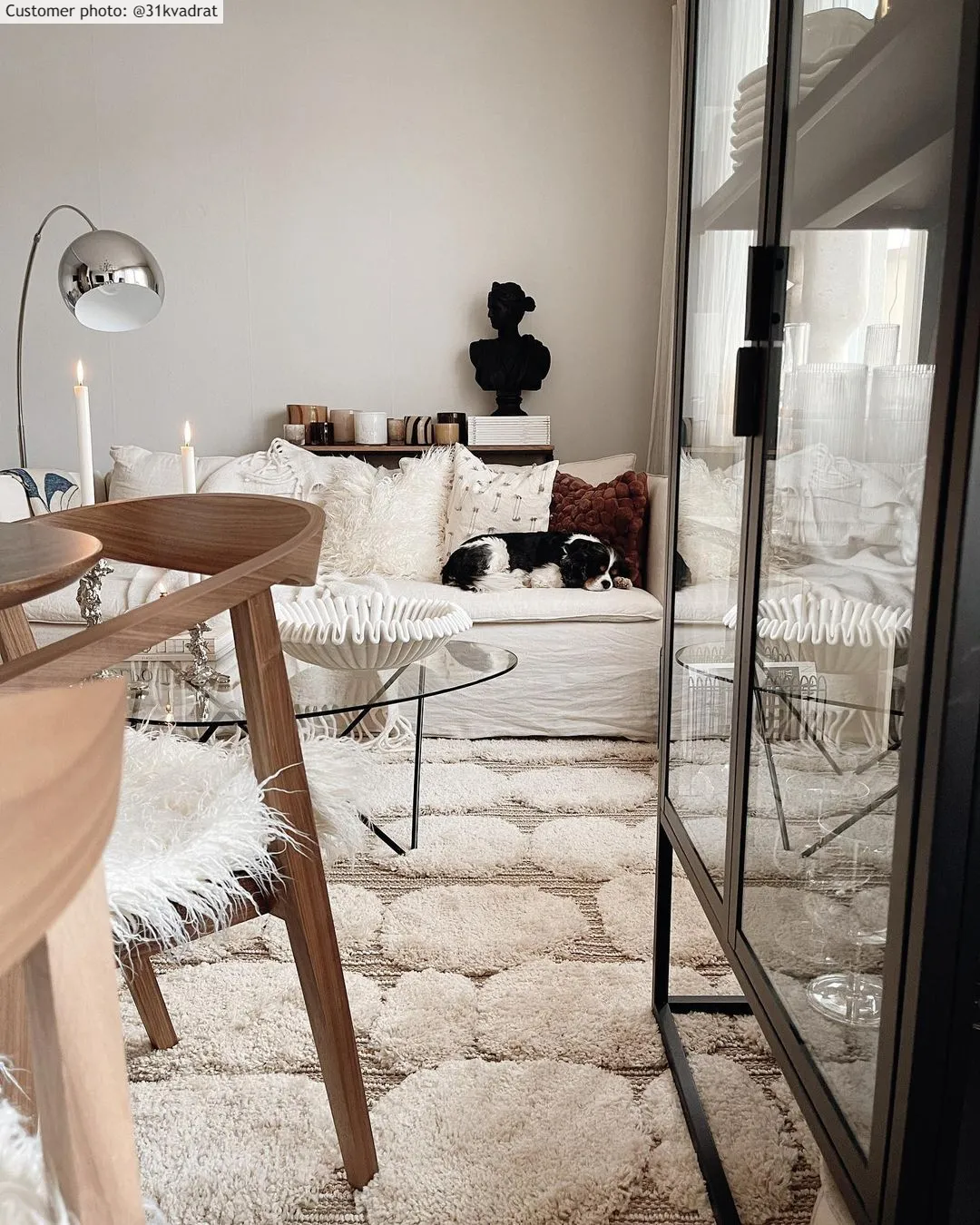 Tappeto A Pelo Lungo - Fondi (beige)