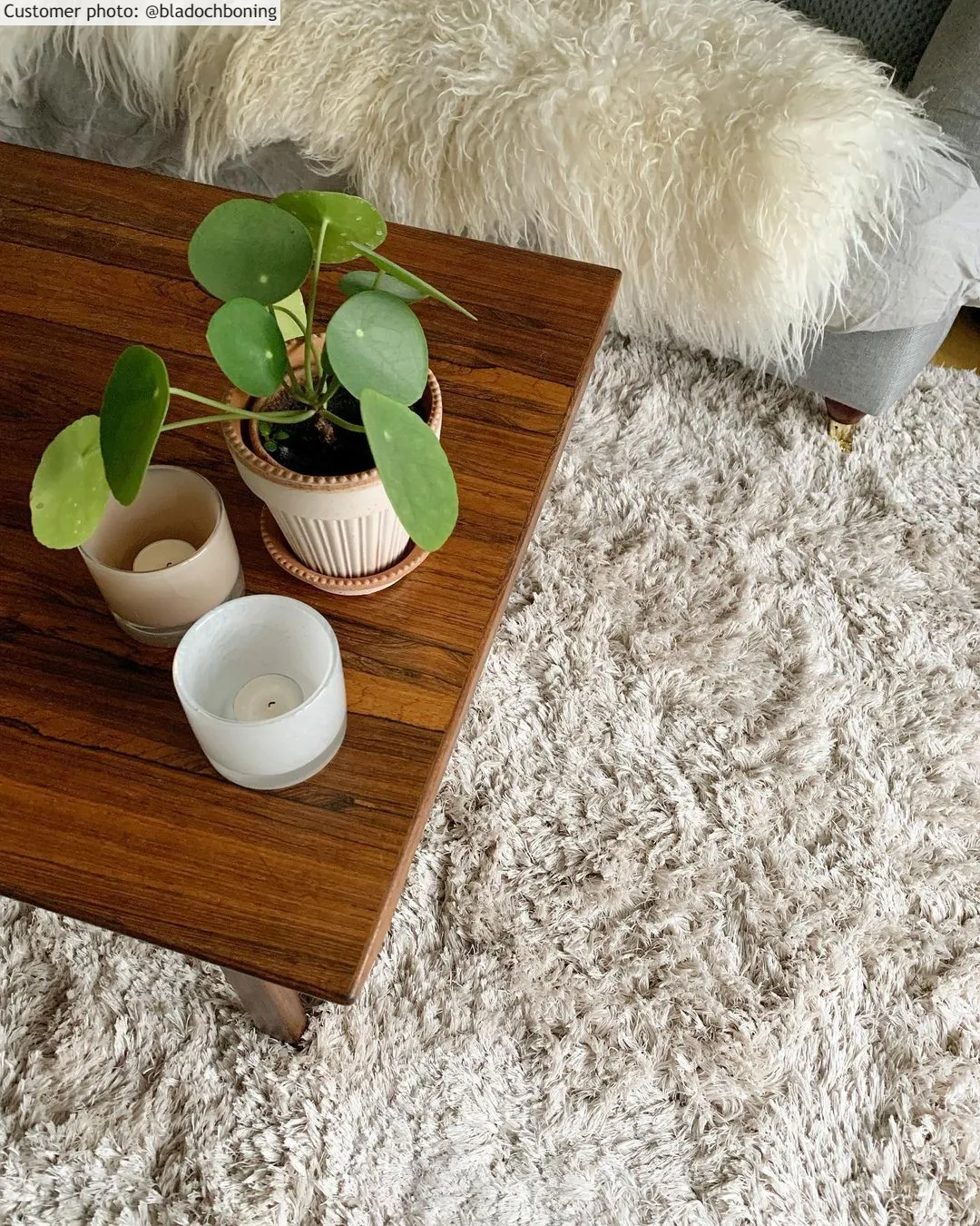 Tappeto A Pelo Lungo - Kanvas (beige)