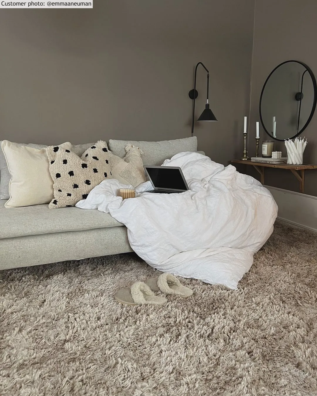 Tappeto A Pelo Lungo - Kanvas (beige)